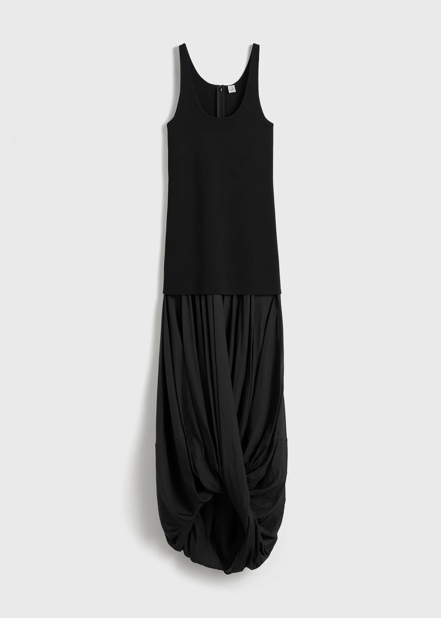 Cocoon tank dress black - Image 5