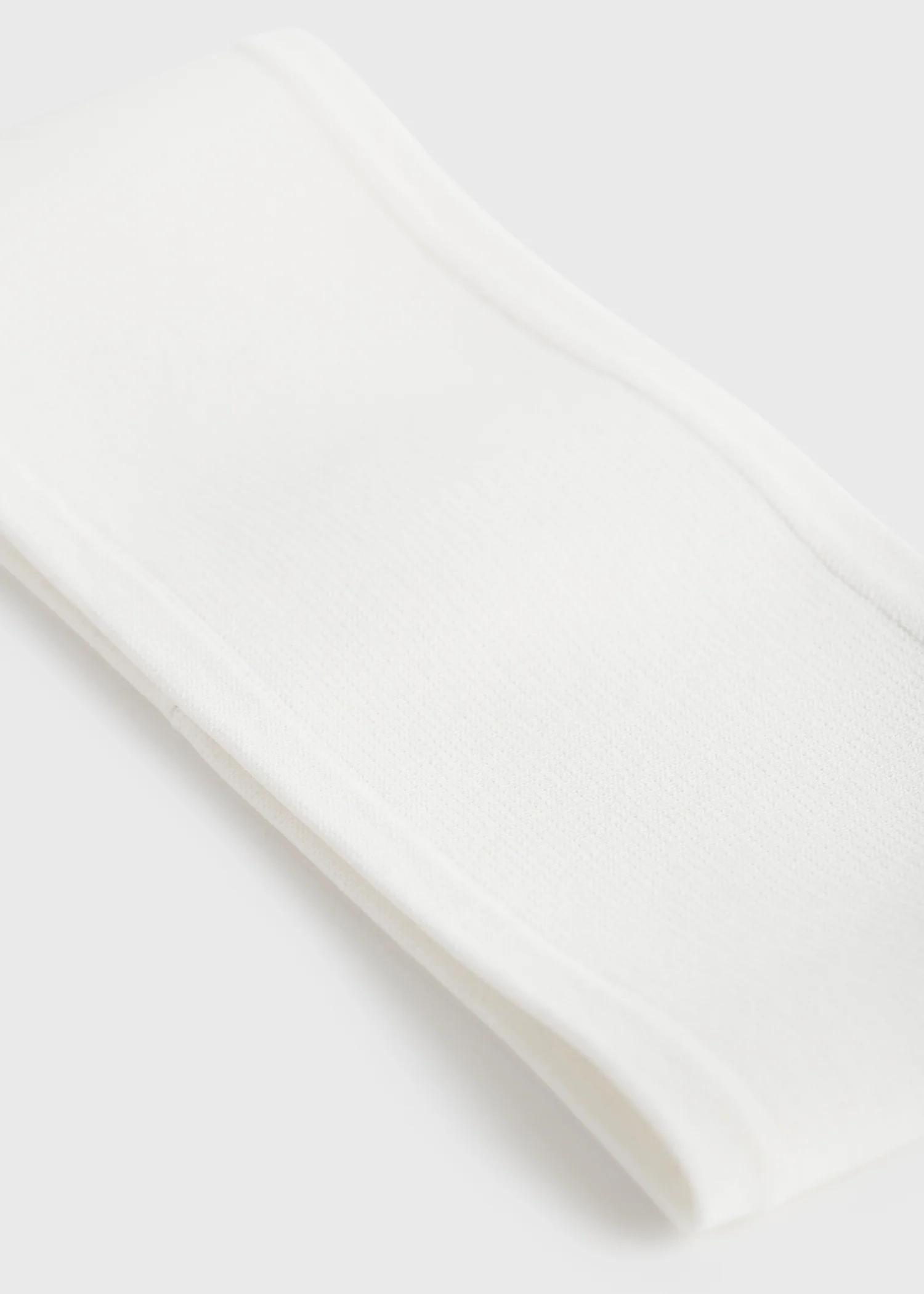 Compact knit headband white - Image 4