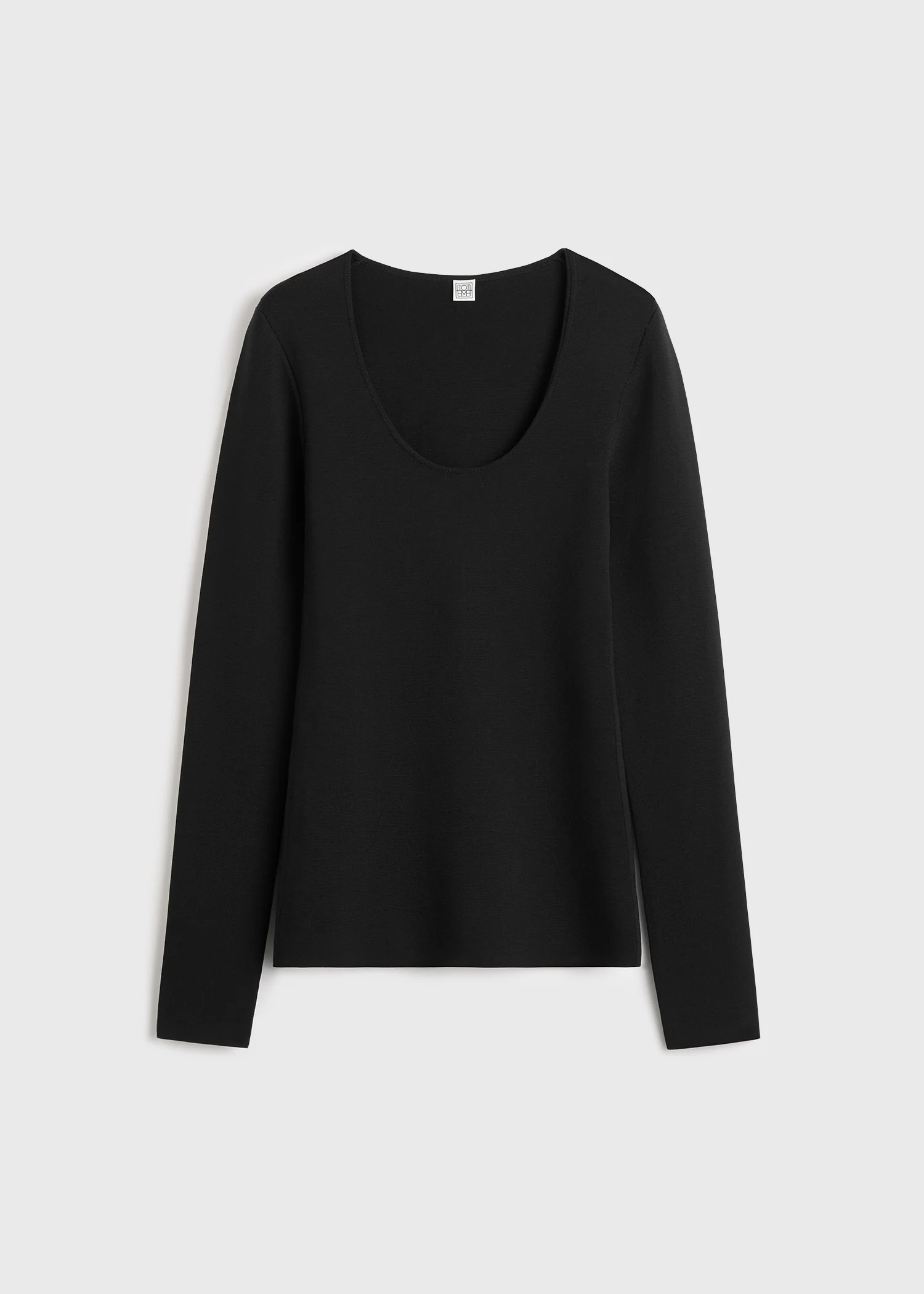 Compact knit top black - Image 5