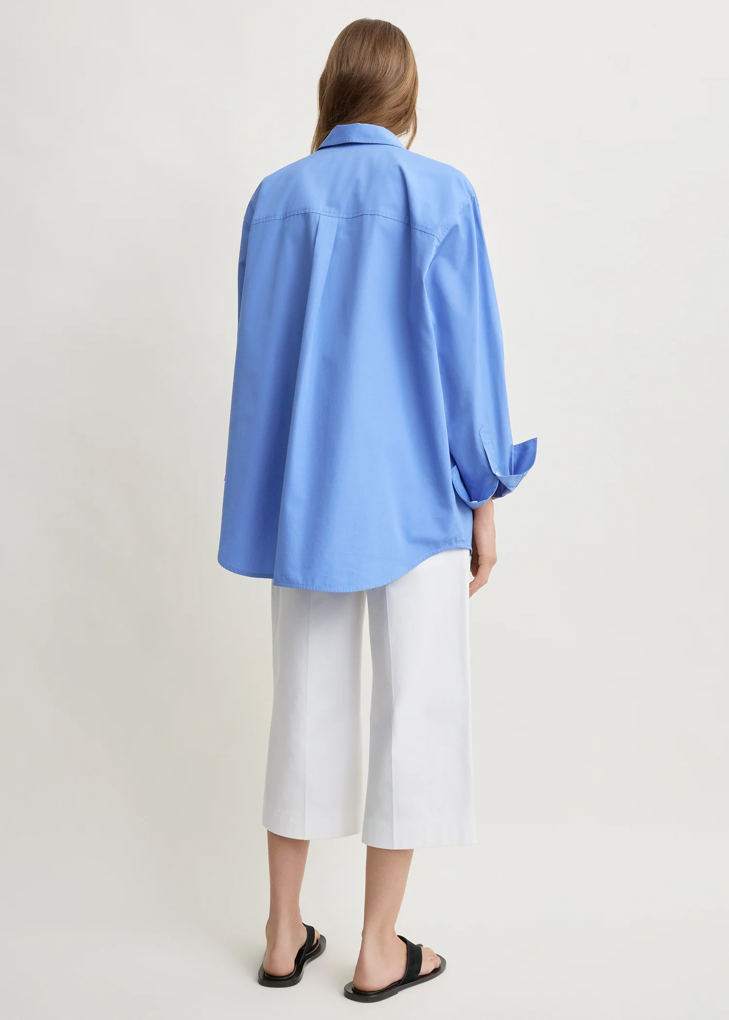 Cotton summer shirt cornflower petite - Image 3