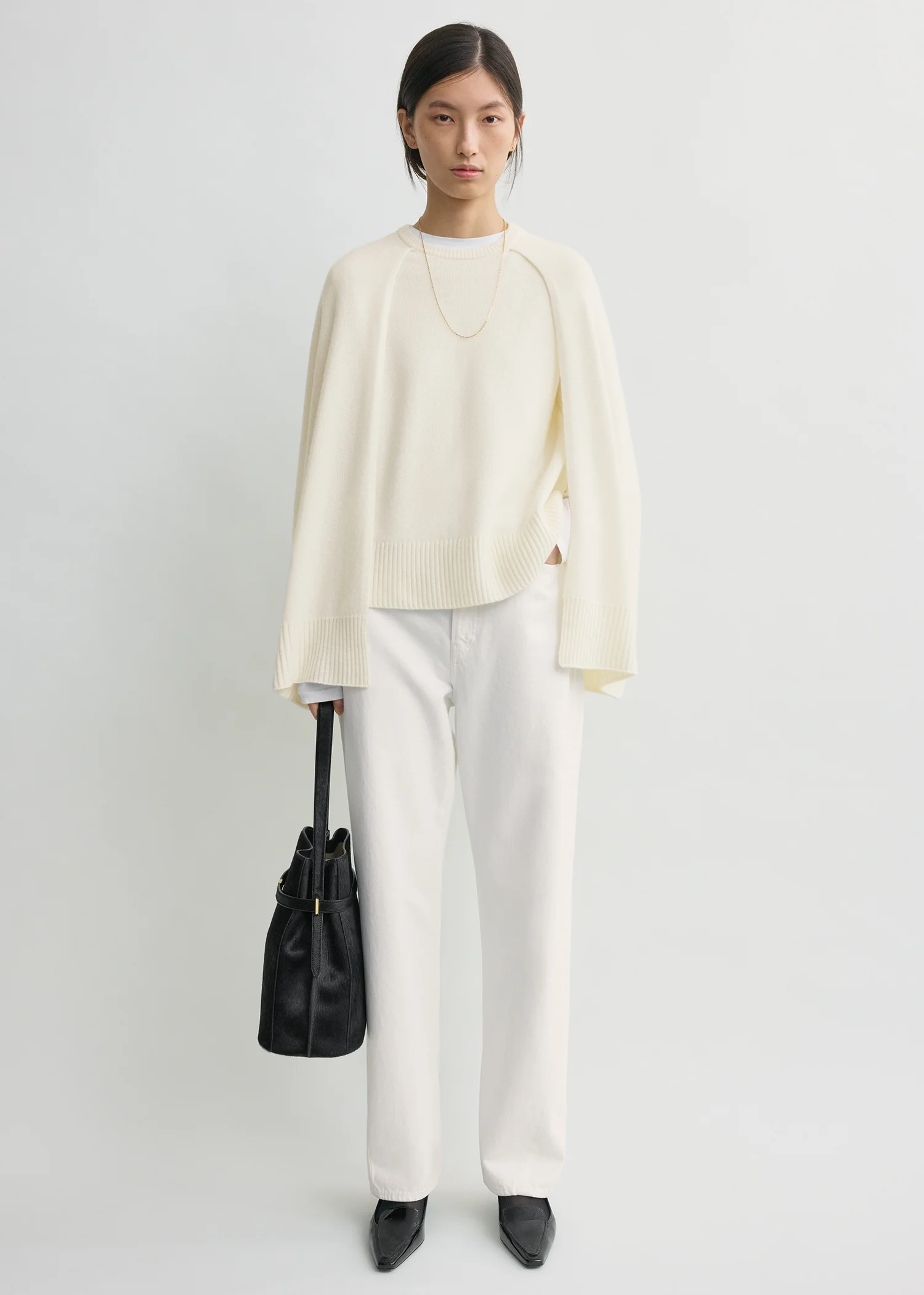 Crew cape knit ecru - Image 2