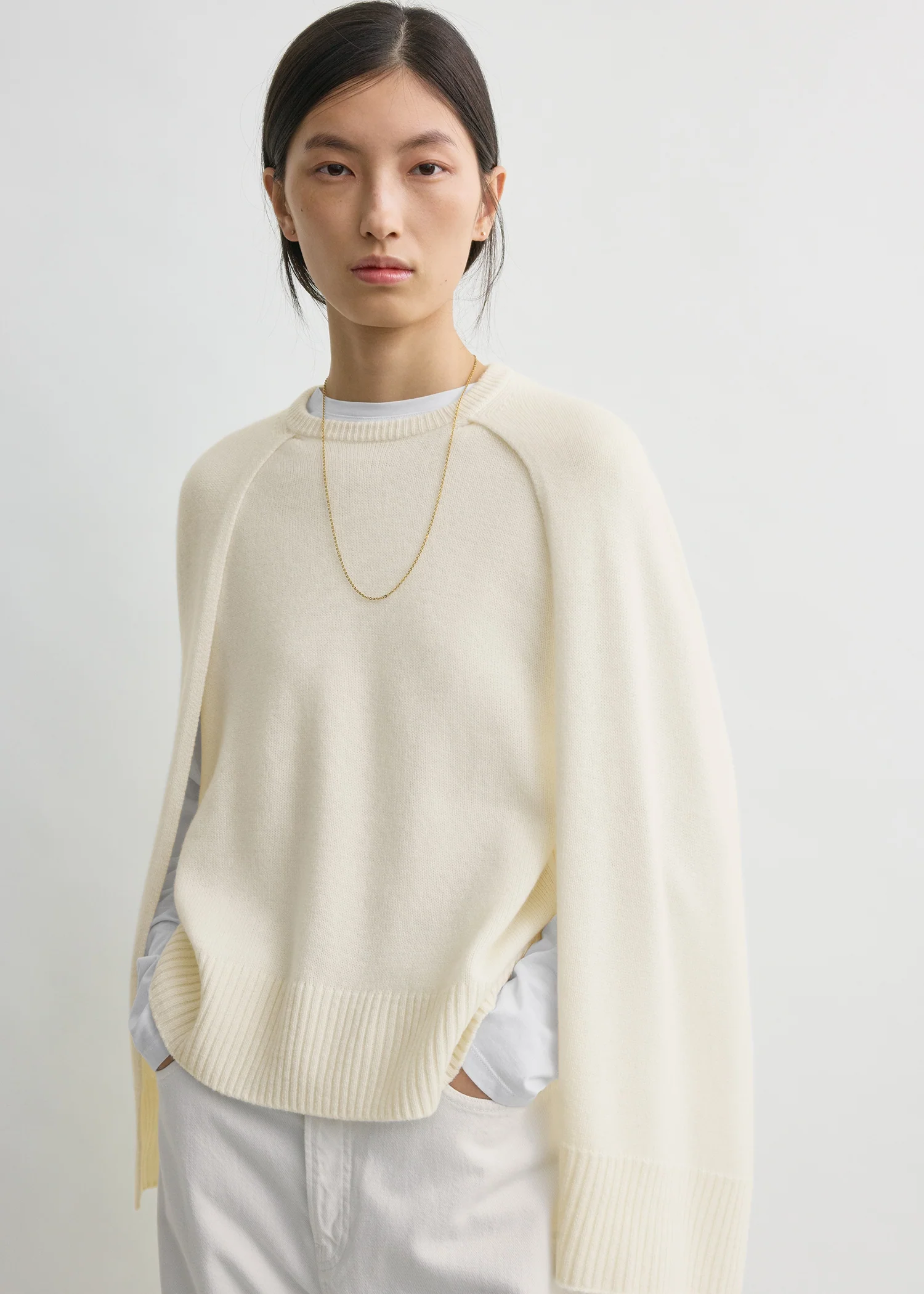 Crew cape knit ecru - Image 4