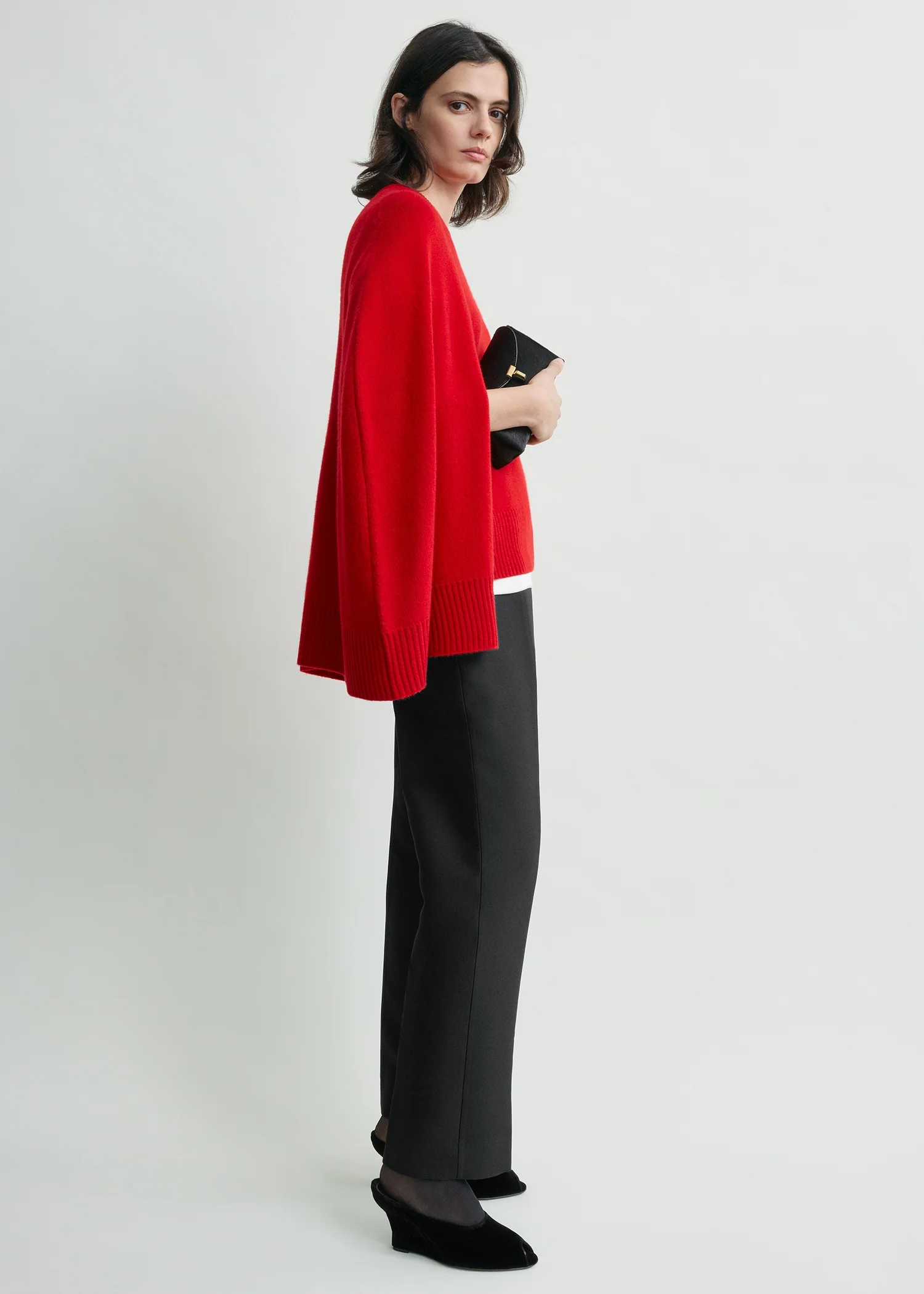 Crew cape knit poppy - Image 2