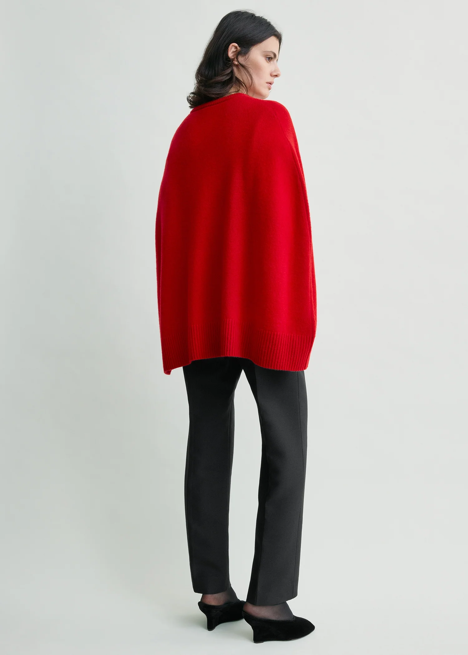 Crew cape knit poppy - Image 3