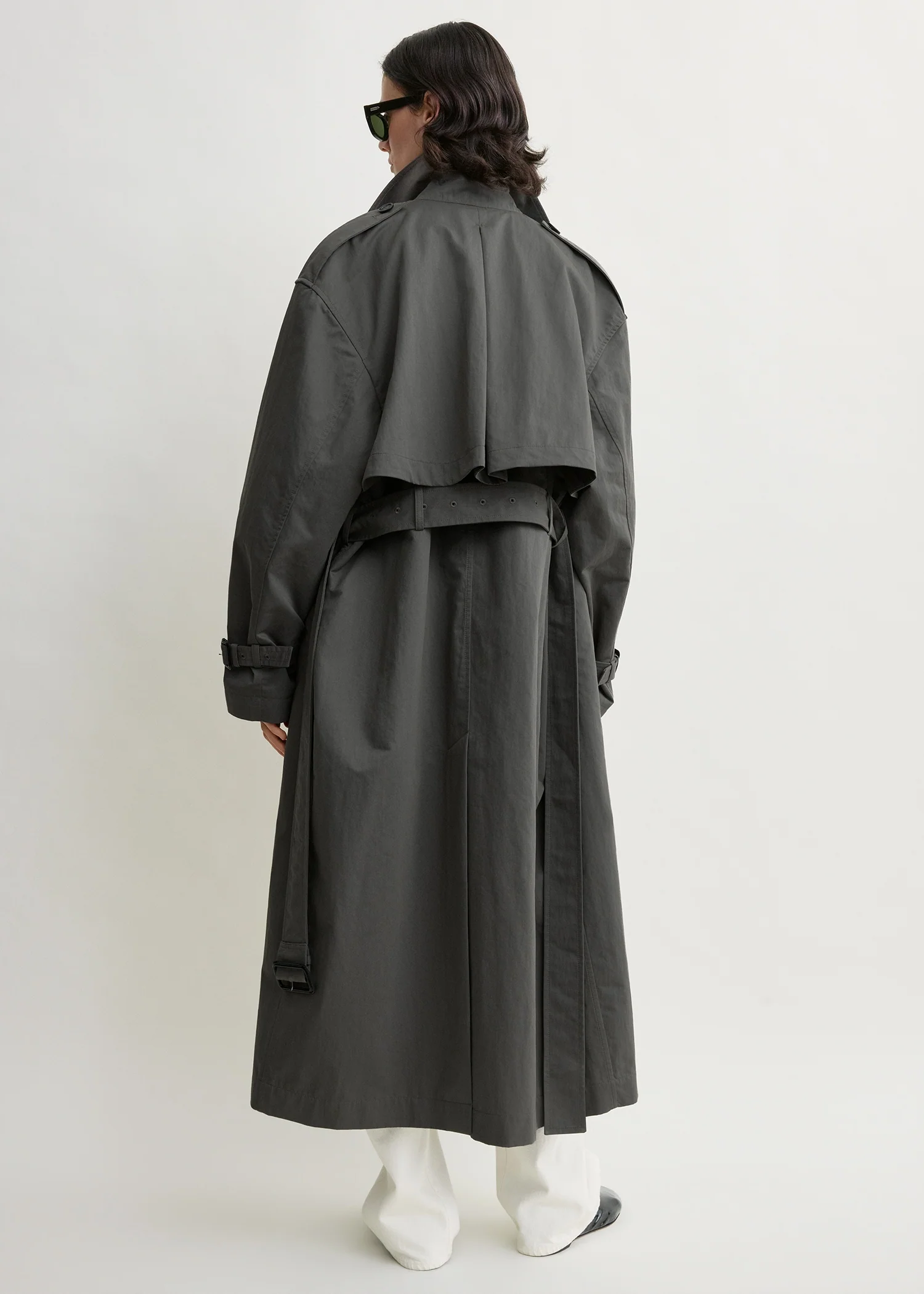Crisp summer trench taupe - Image 3