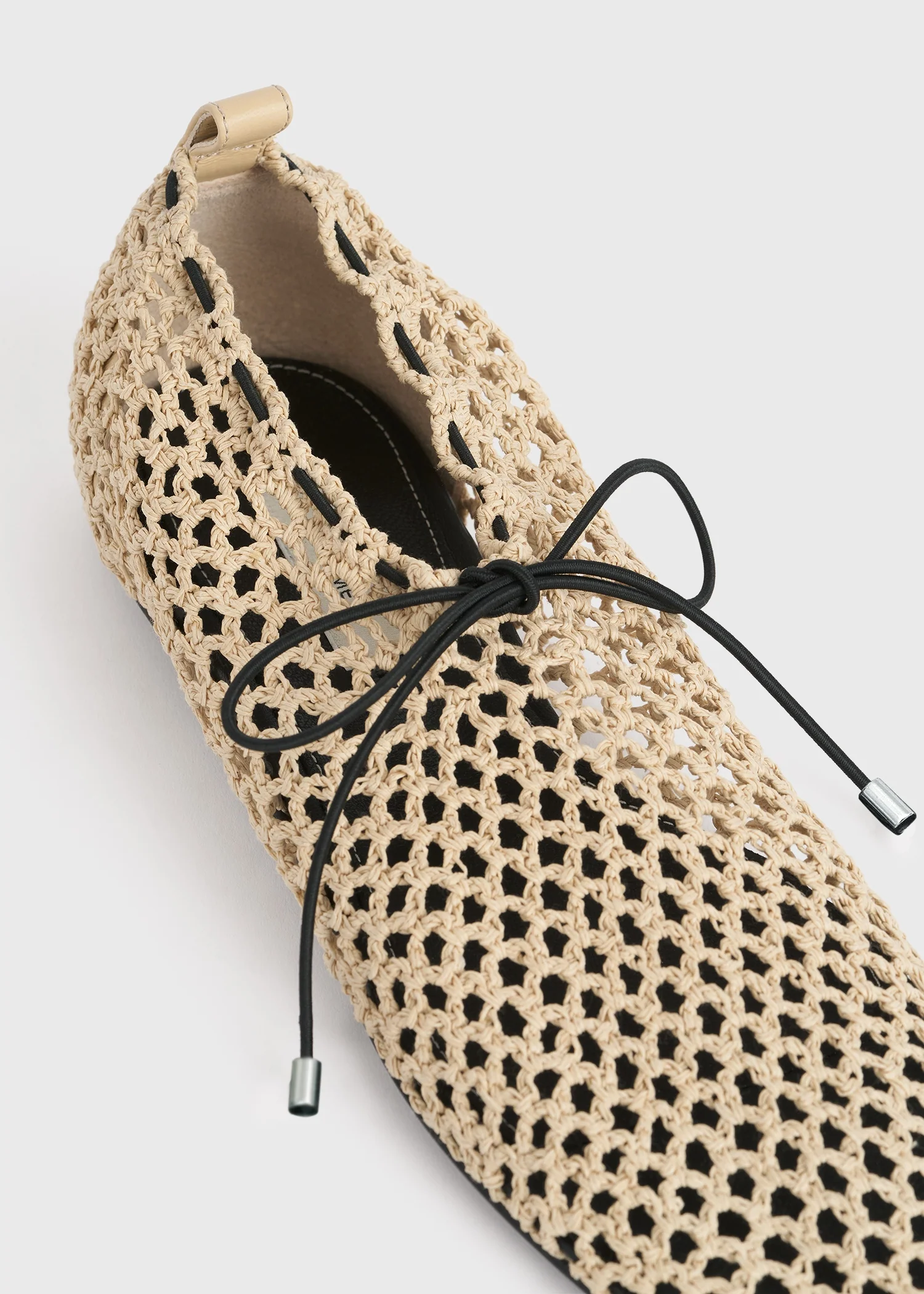 Crochet ballerinas vanilla - Image 5