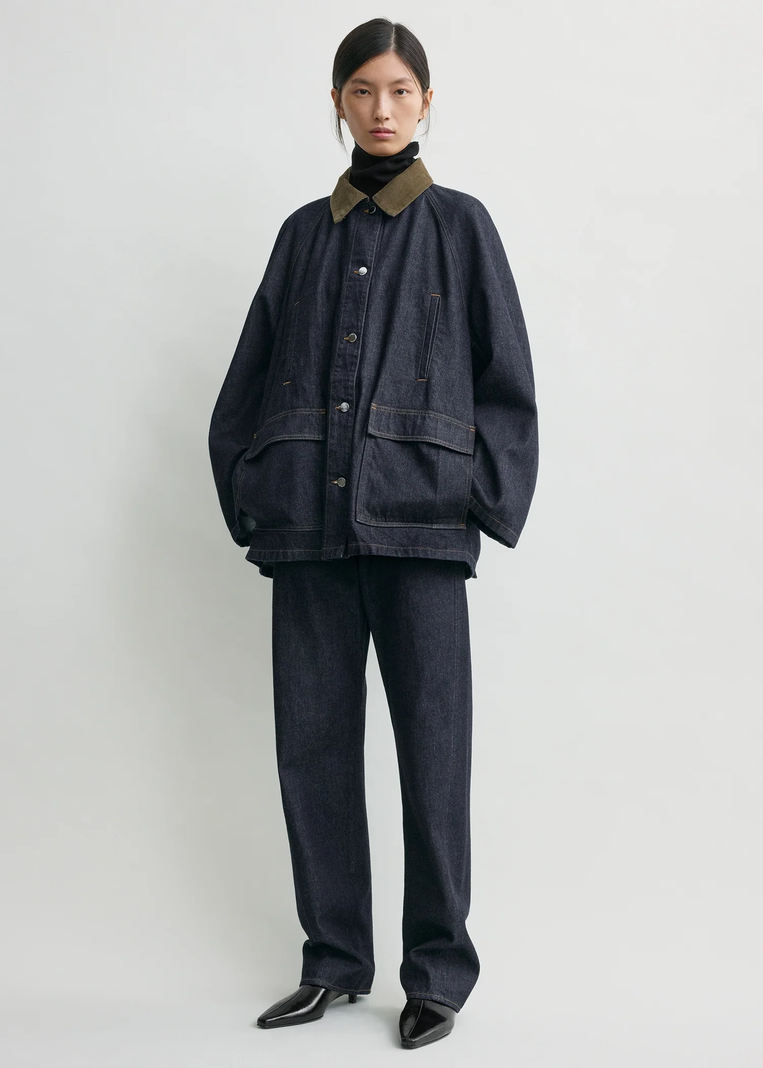 Denim country jacket soft raw