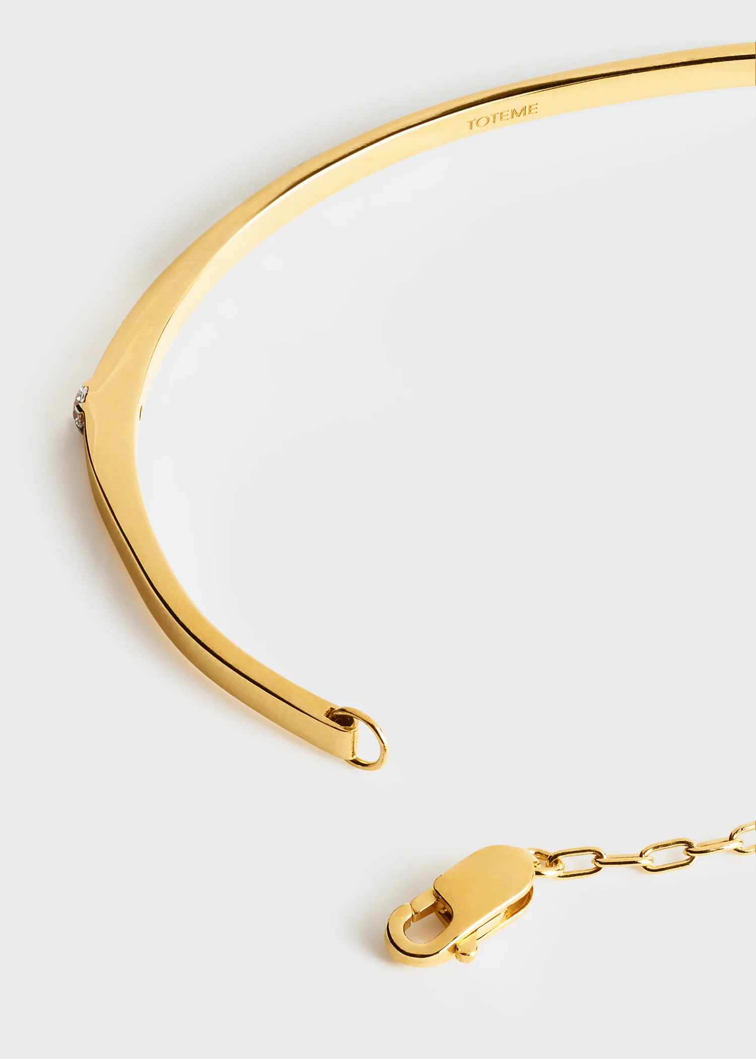 Diamond chain bracelet 18kt gold - Image 5