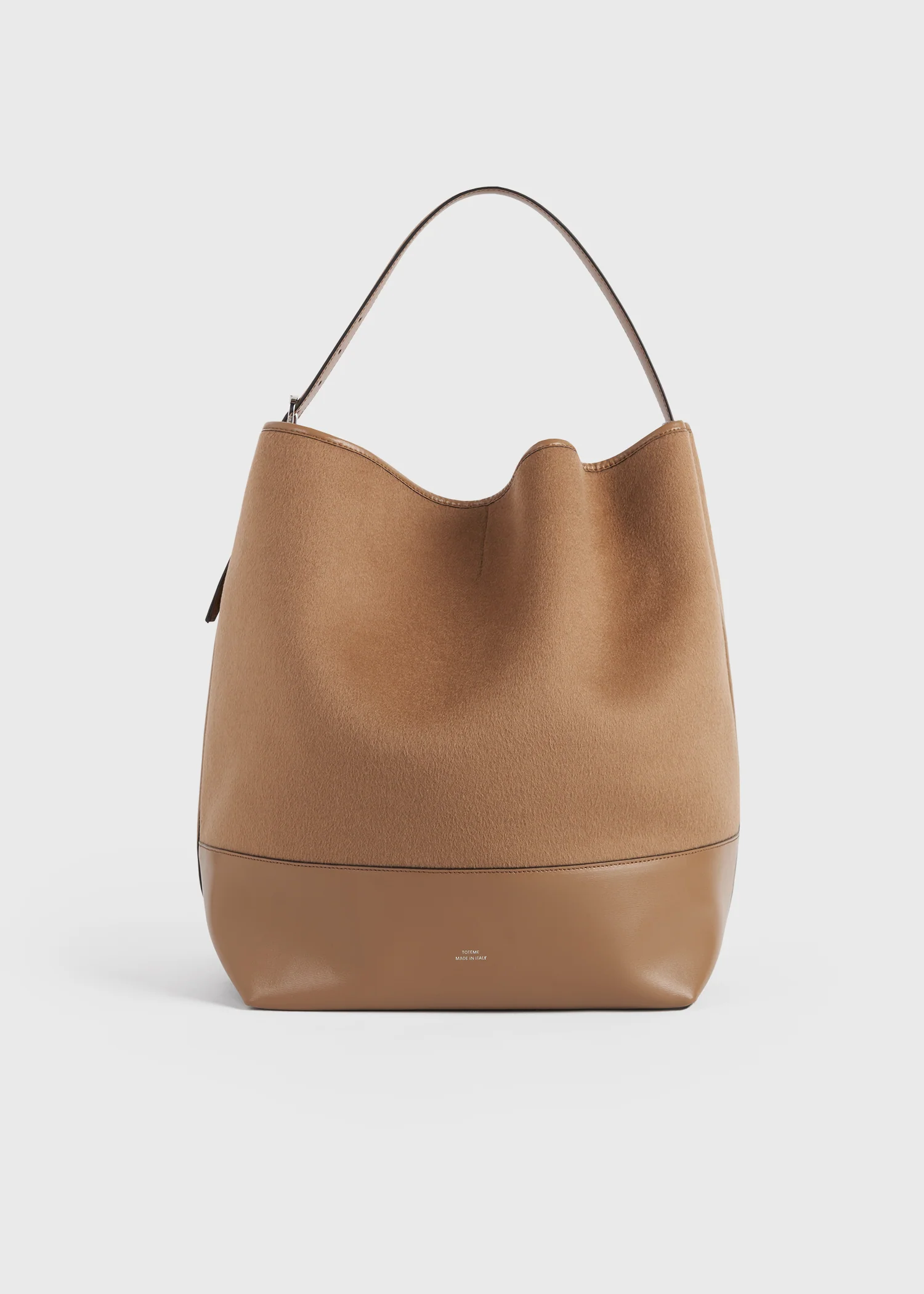 Belted doublé tote camel - Image 8