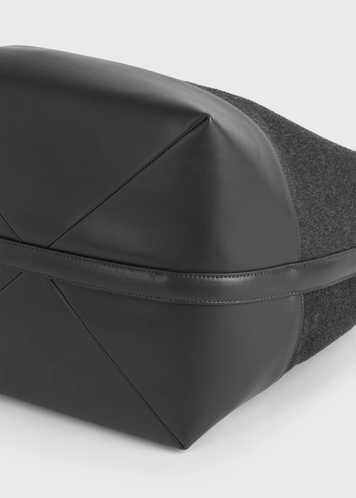 Belted doublé tote grey - Image 6
