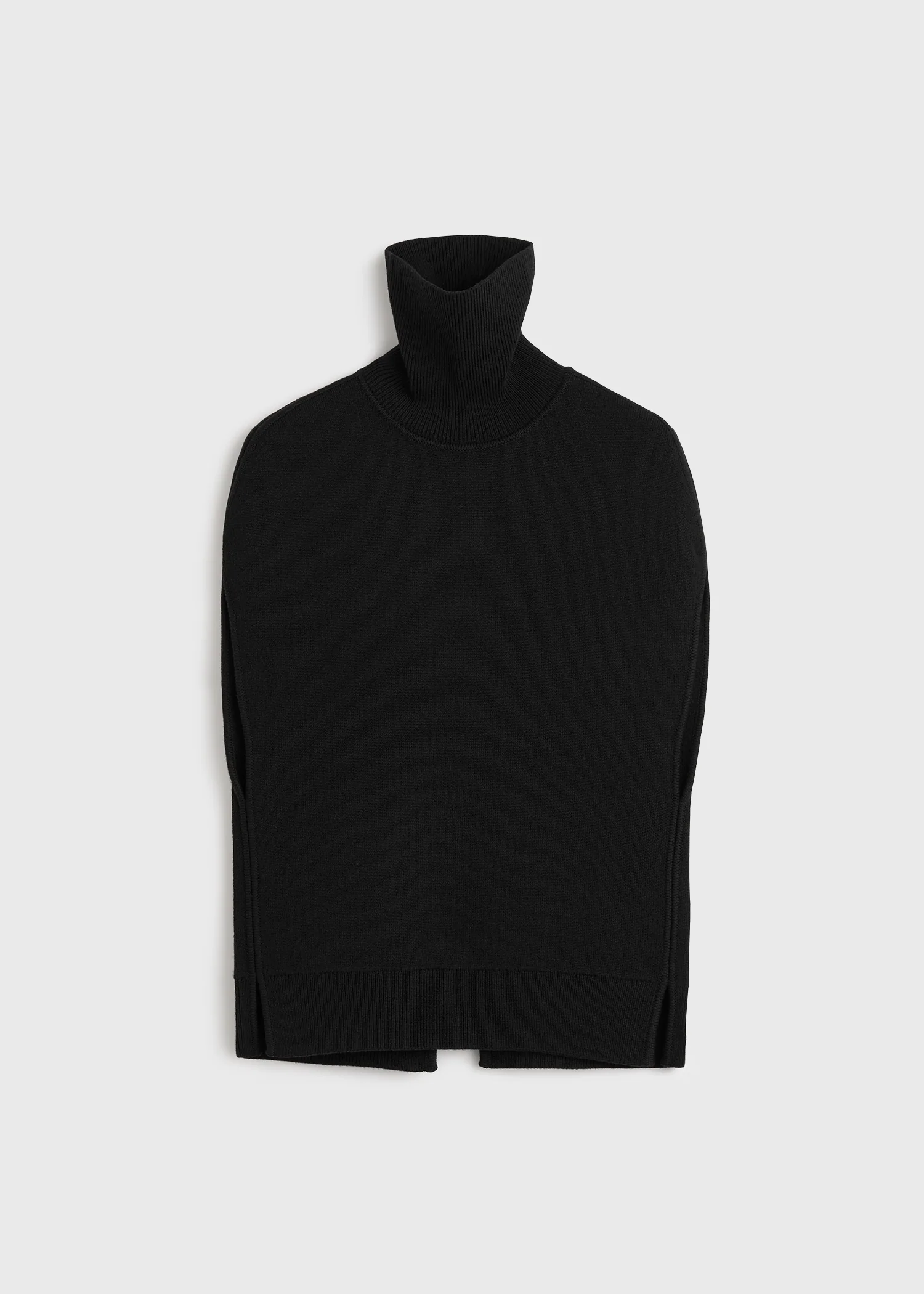 Double-knit cape knit black - Image 6