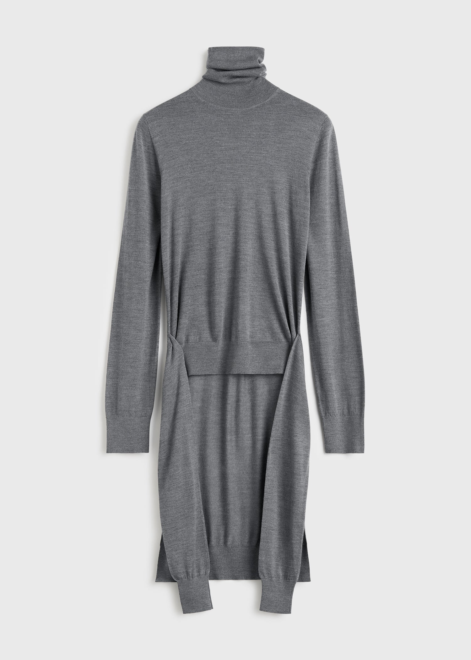 Double-sleeve turtleneck mid grey - Image 5