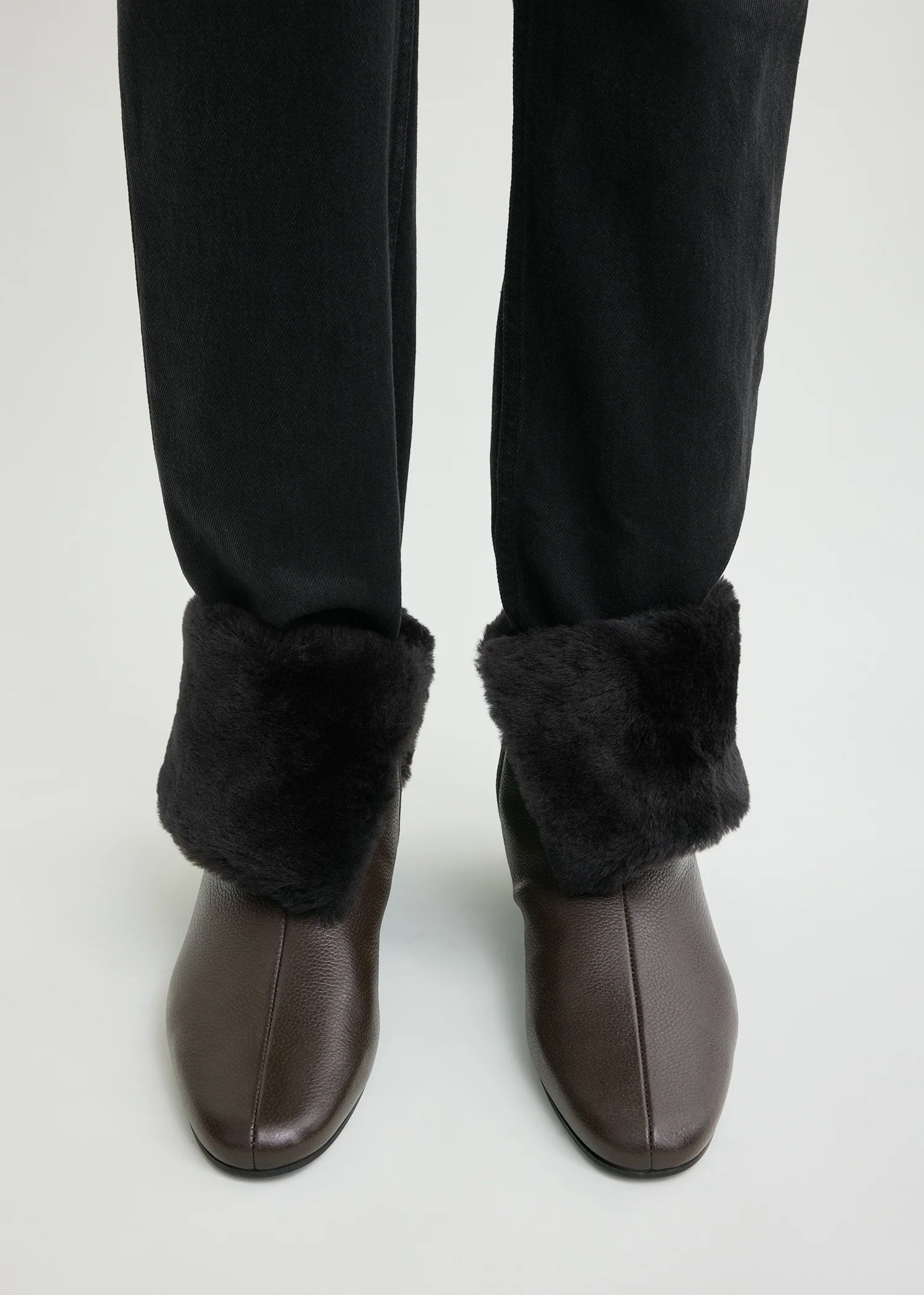 Downtown shearling boots brown - Image 2