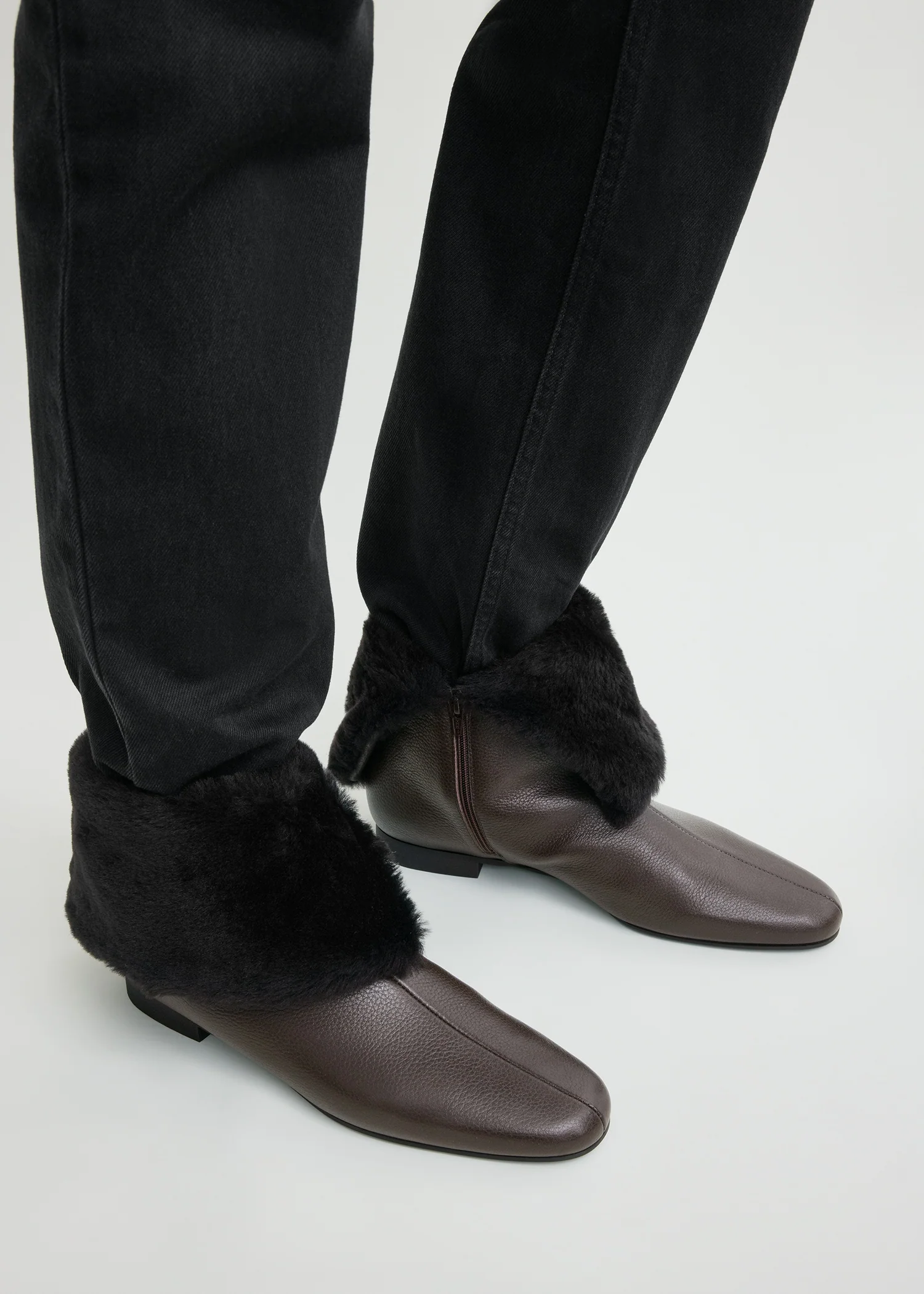 Downtown shearling boots brown - Image 3