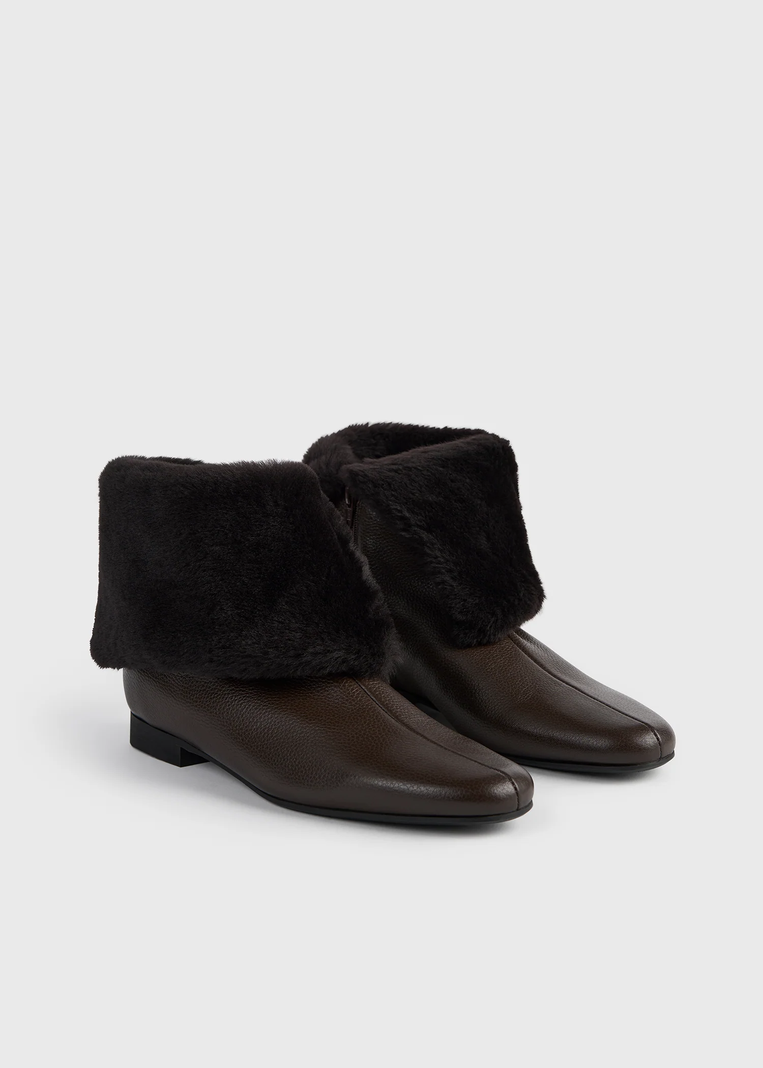 Downtown shearling boots brown - Image 6