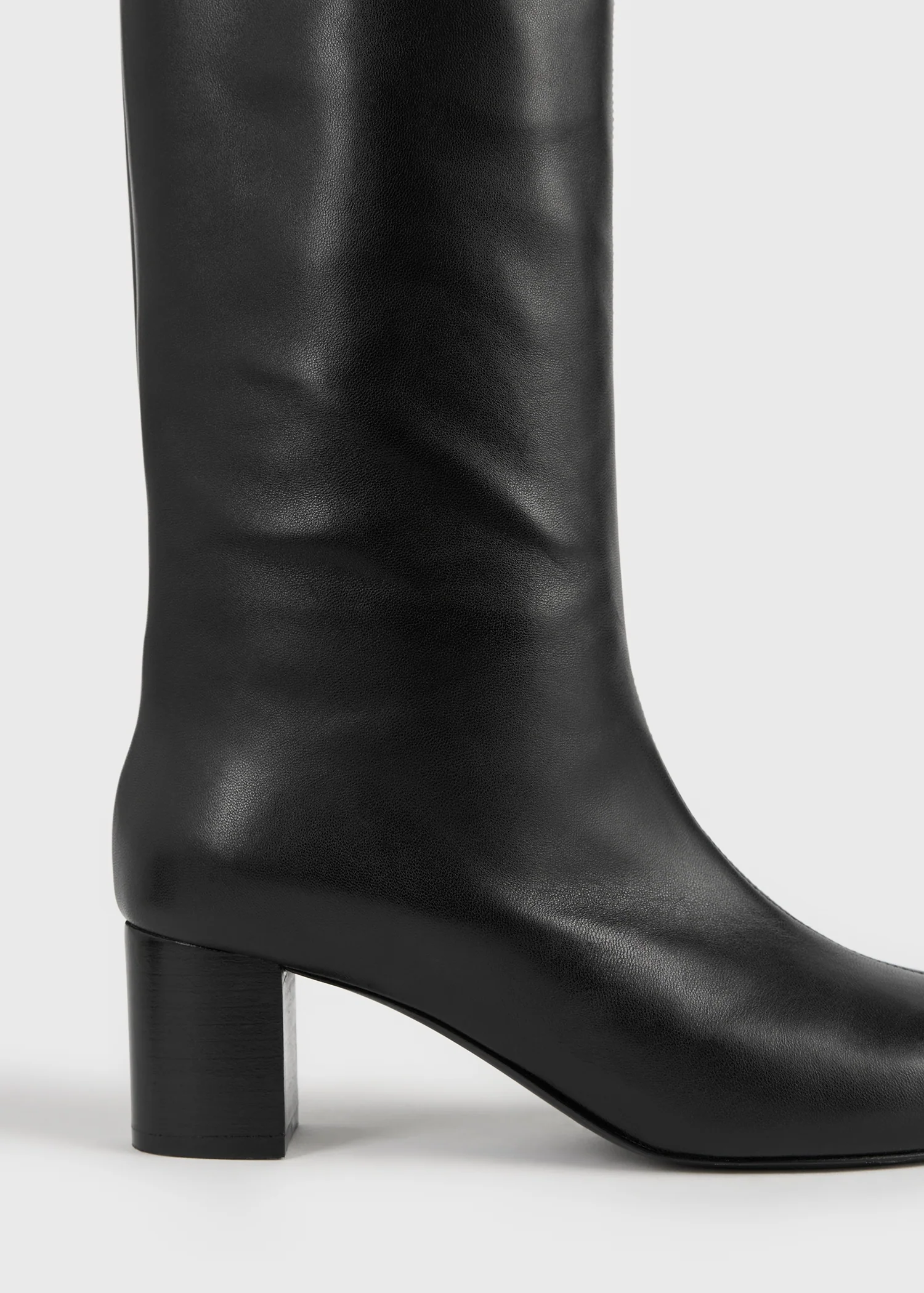 Downtown shearling knee-high boots black/beige - Image 5