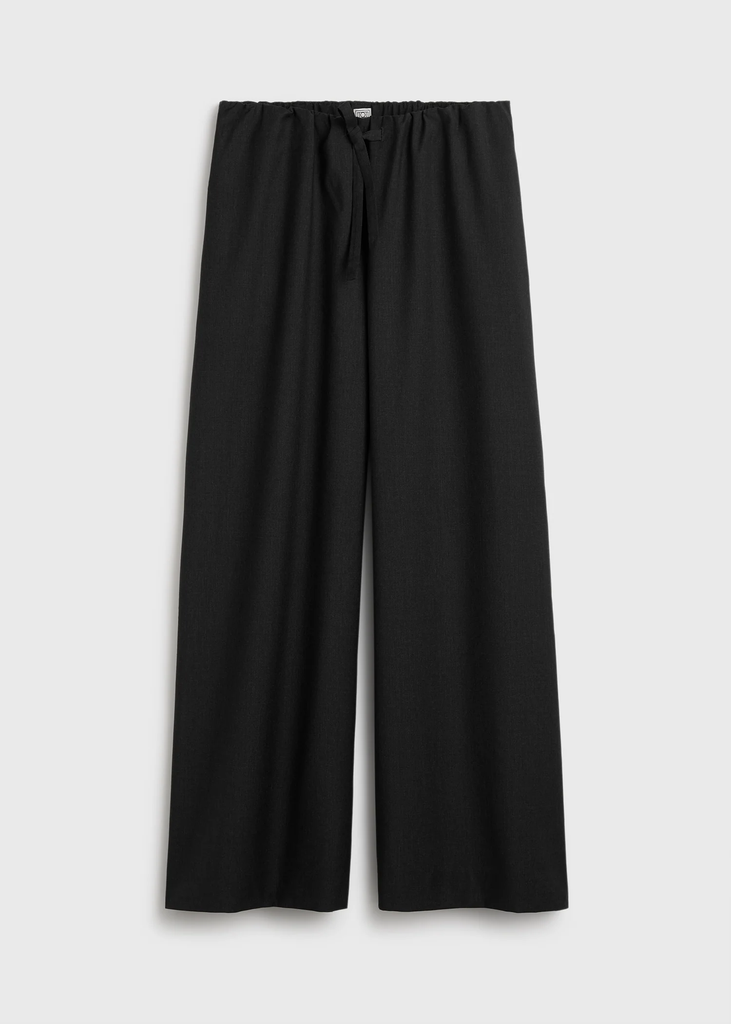 Drawstring dinner trousers charcoal melange - Image 5