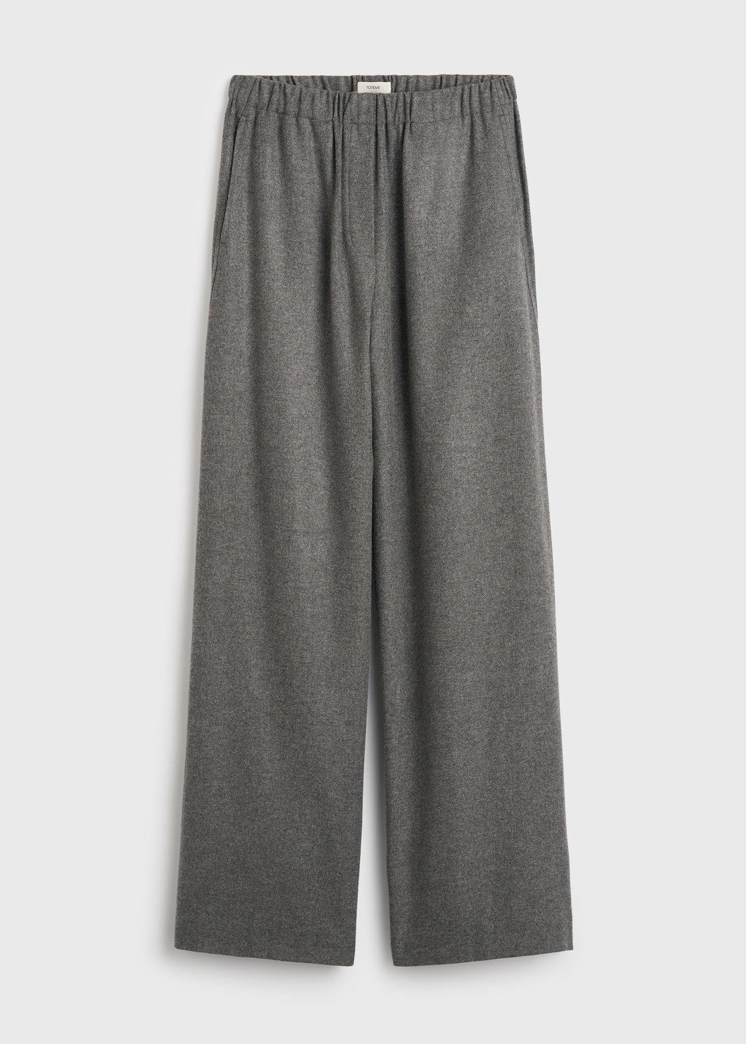 Easy flannel trousers grey petite - Image 5