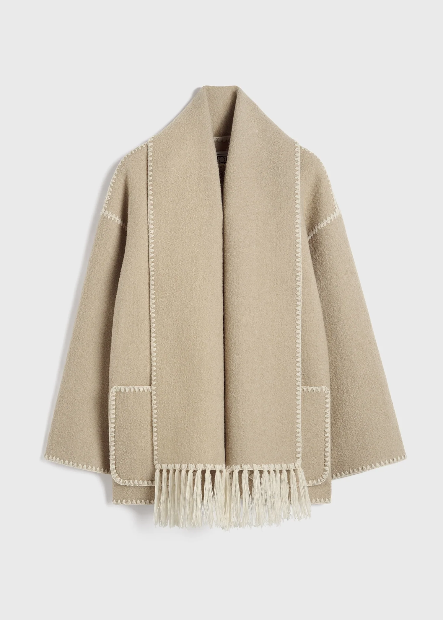 Embroidered scarf jacket harvest - Image 6