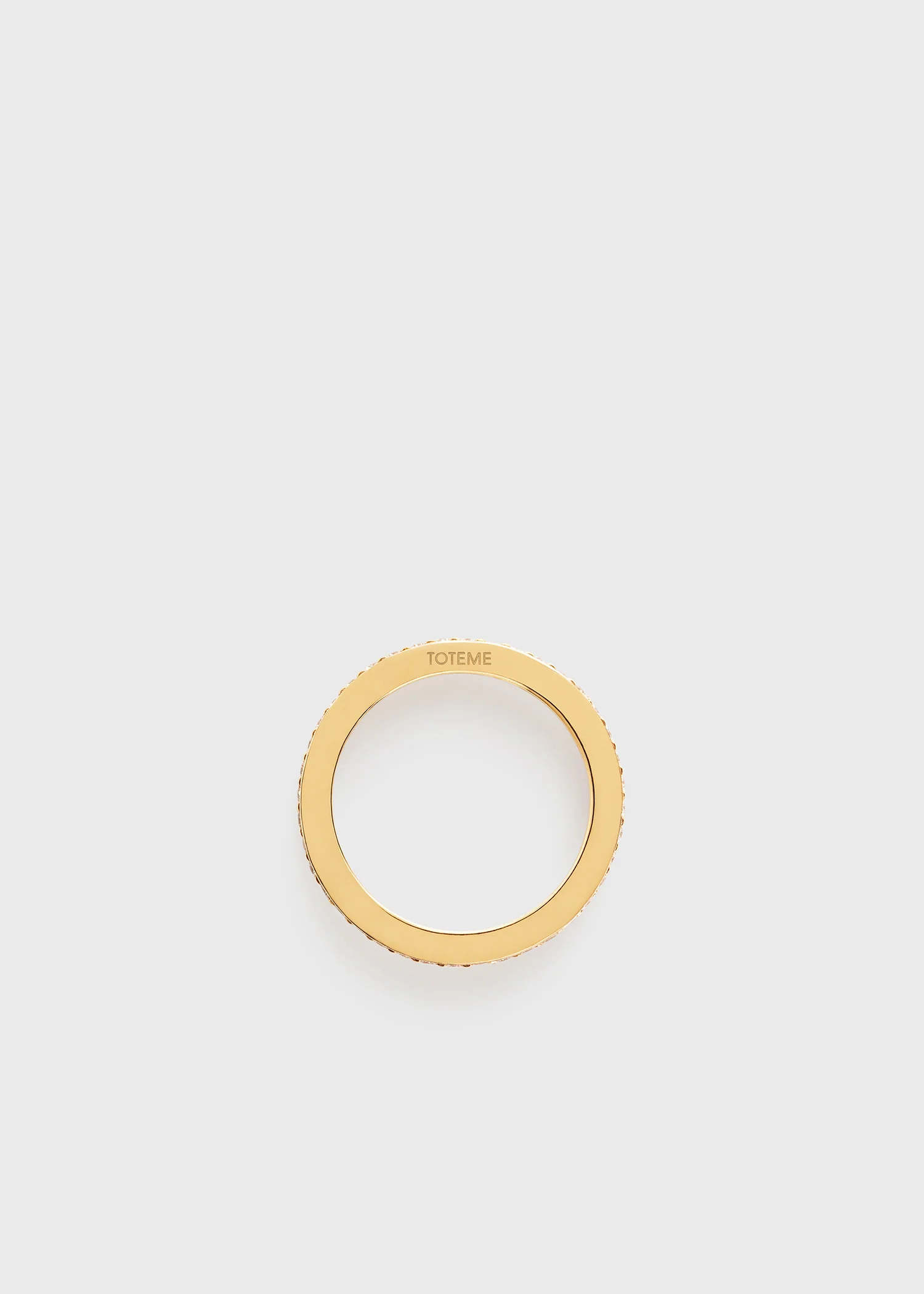 Eternity diamond midi ring 18kt gold - Image 6