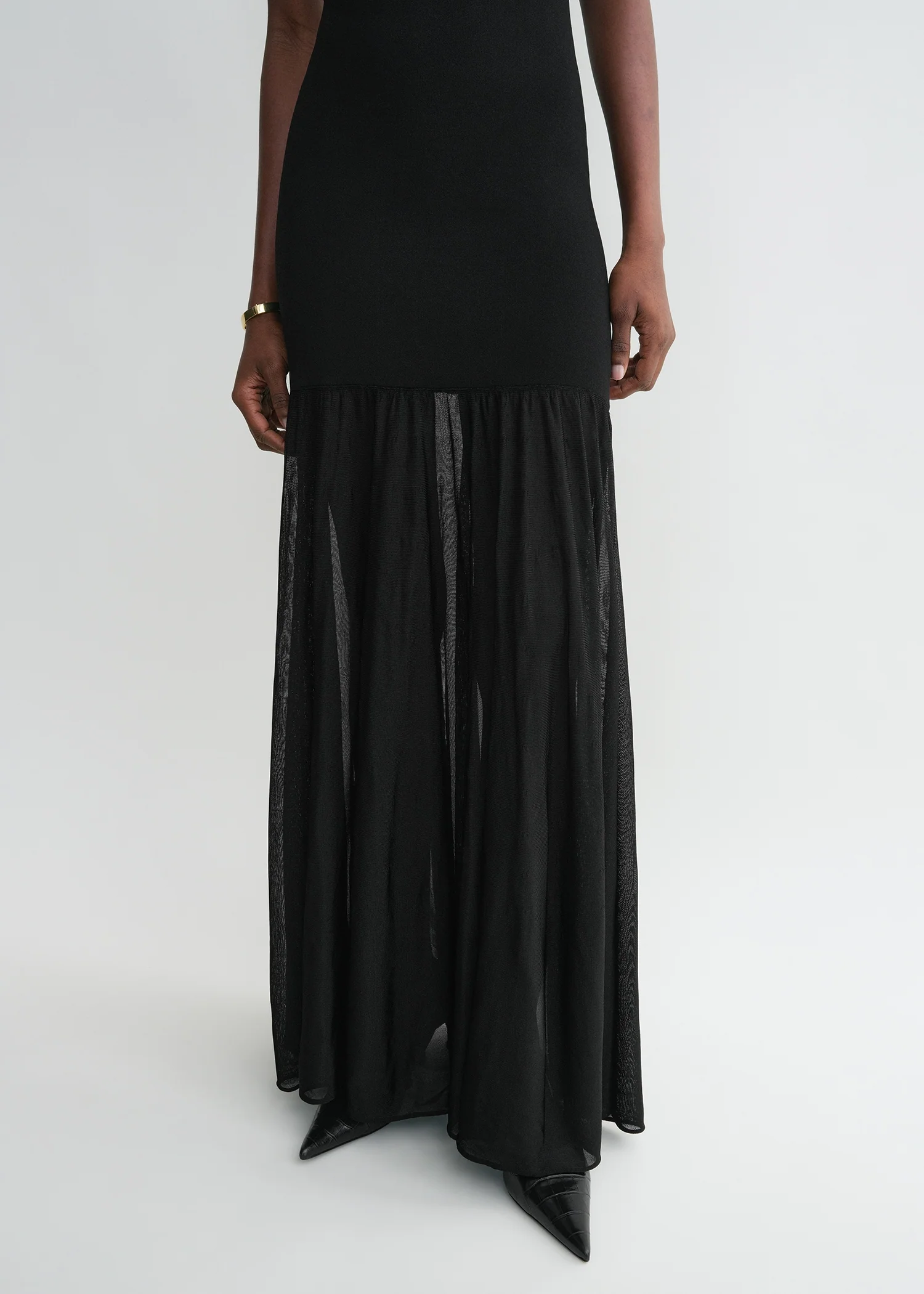 Evening tank dress black - Image 5