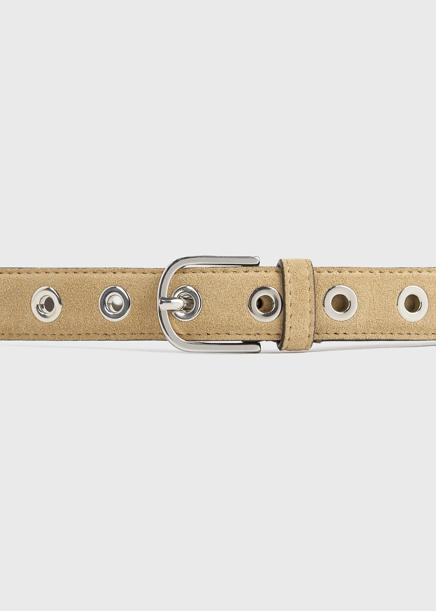 Eyelet belt caramel - Image 5