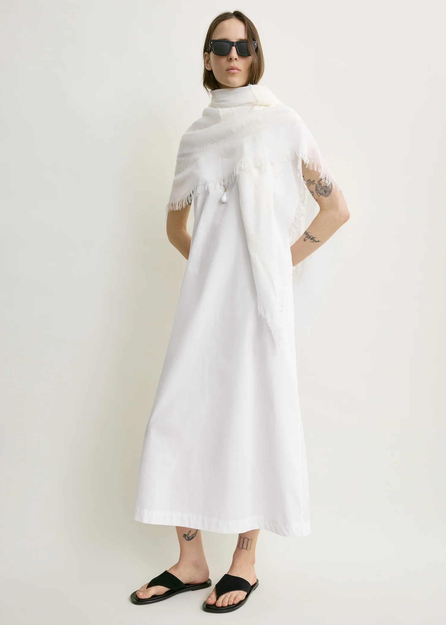 Fil coupé monogram sarong off-white - Image 2