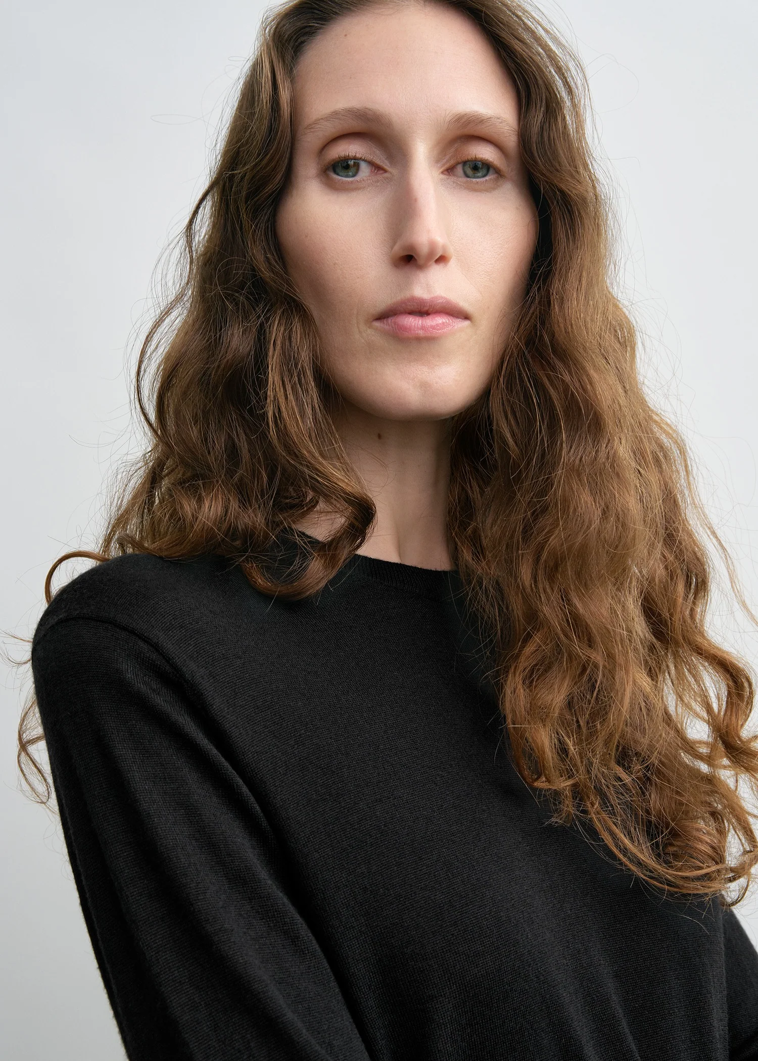 Fine crew knit black - Image 4