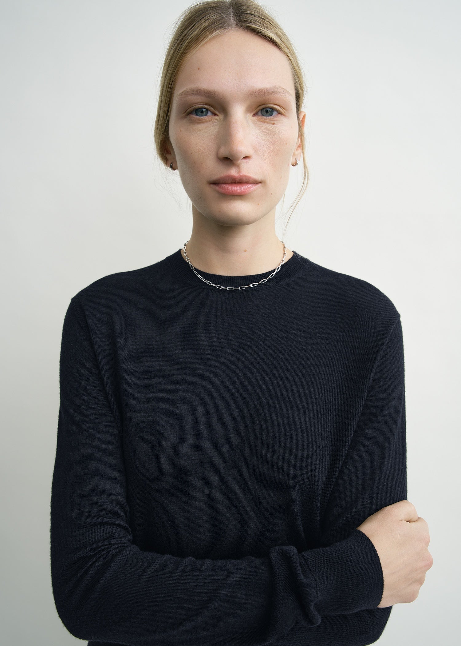 Fine crew knit midnight - Image 4
