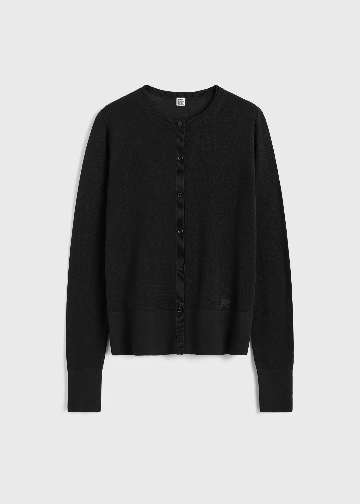Fine knit cardigan black - Image 6