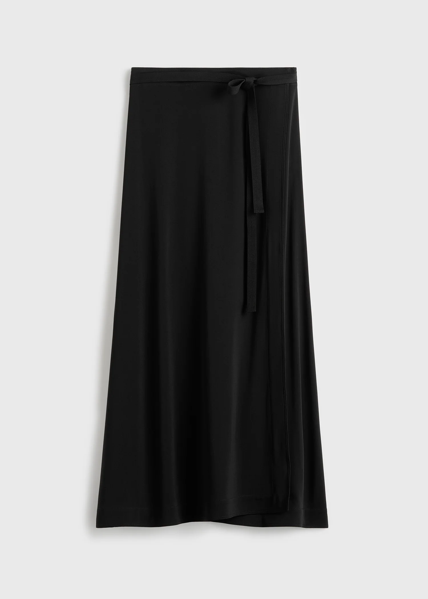 Fluid jersey skirt black - Image 6