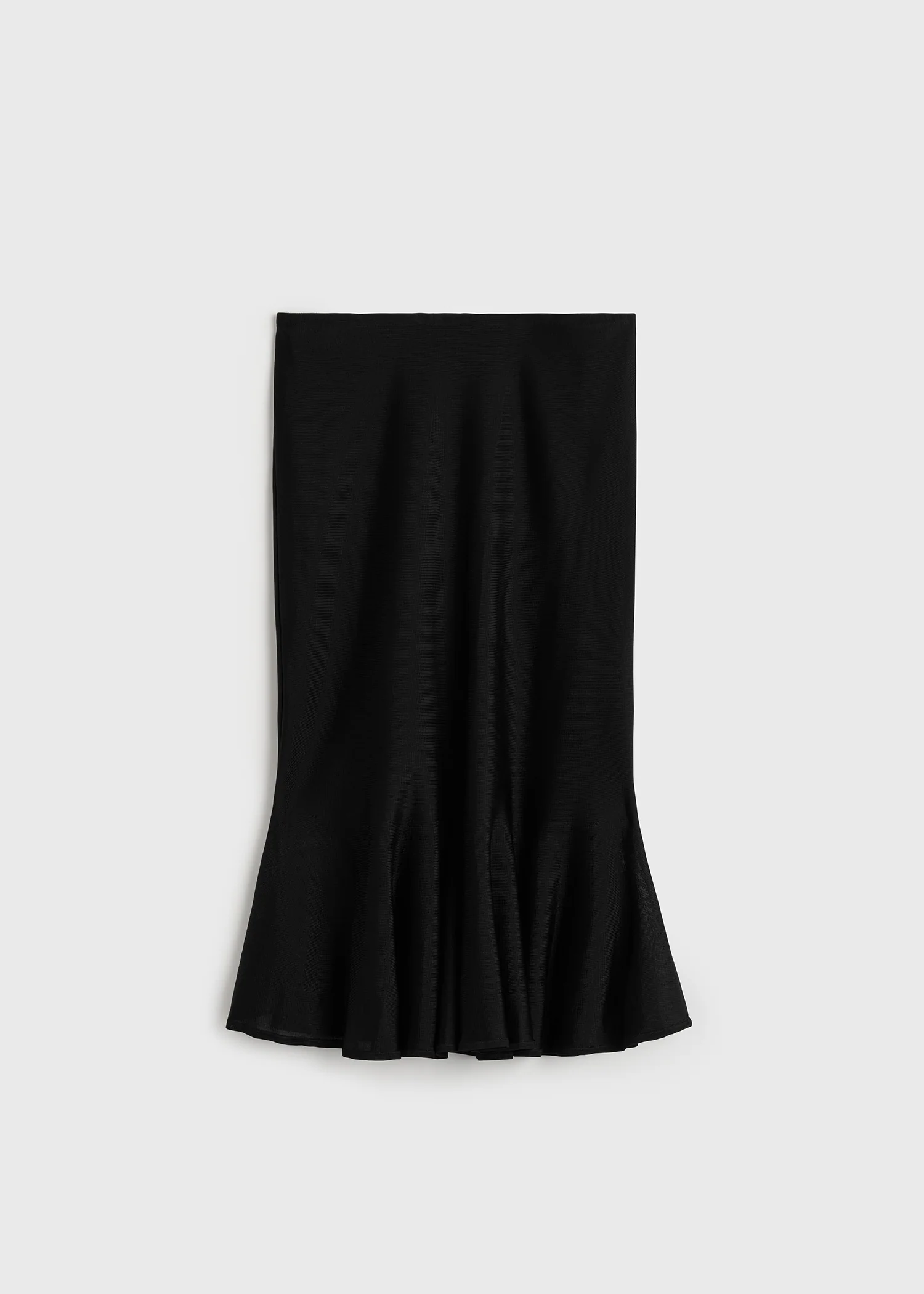 Fluted knit skirt black - Image 5