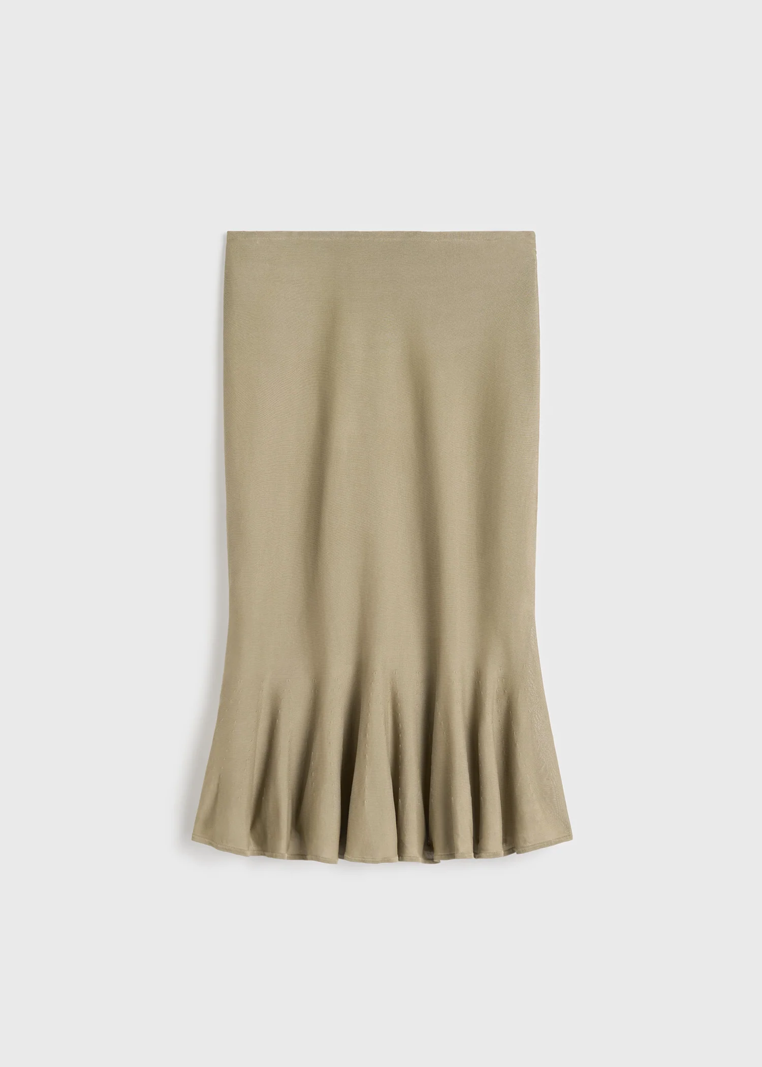 Fluted knit skirt desert - Image 5