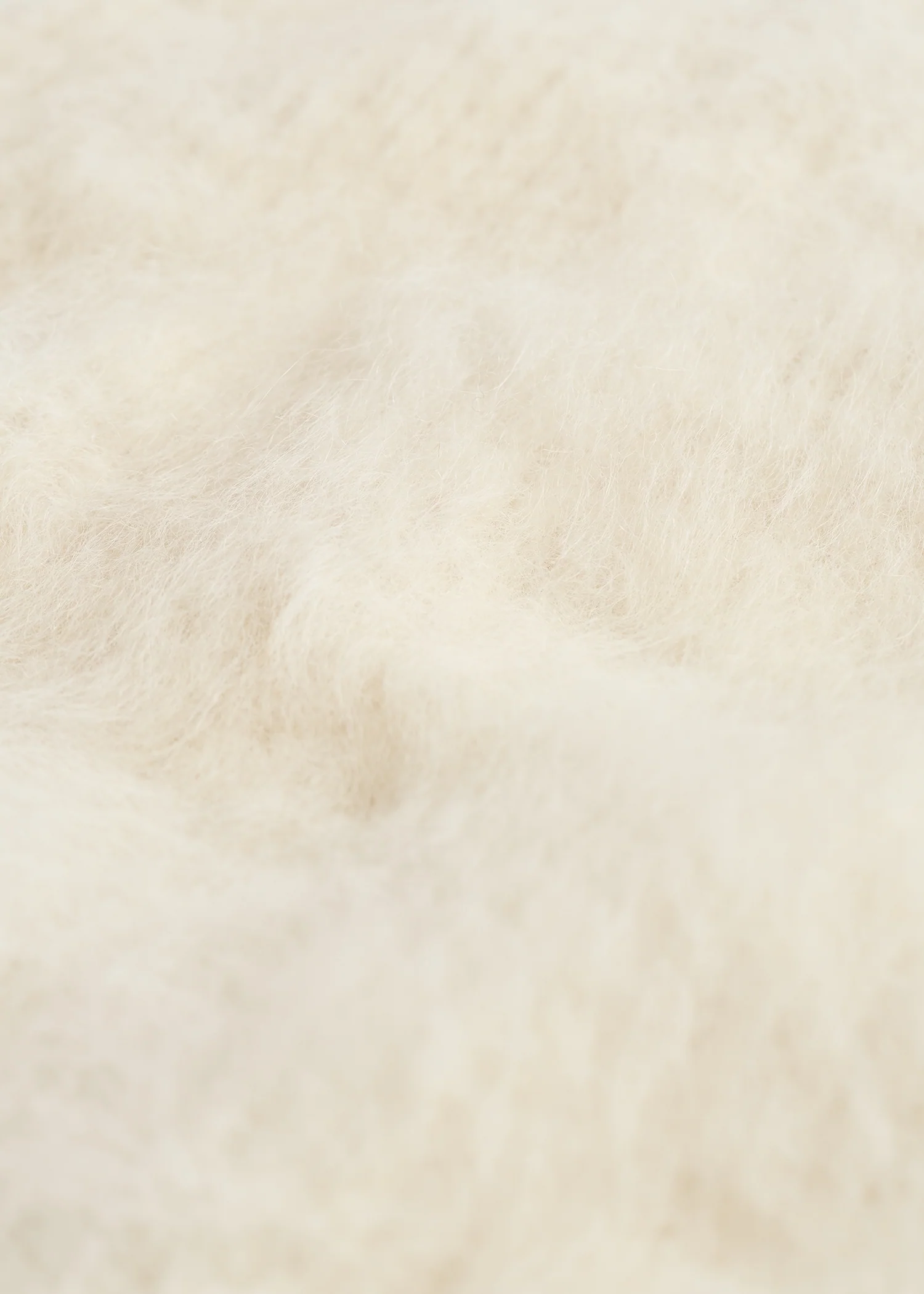 Funnel alpaca-blend neck warmer ecru - Image 4