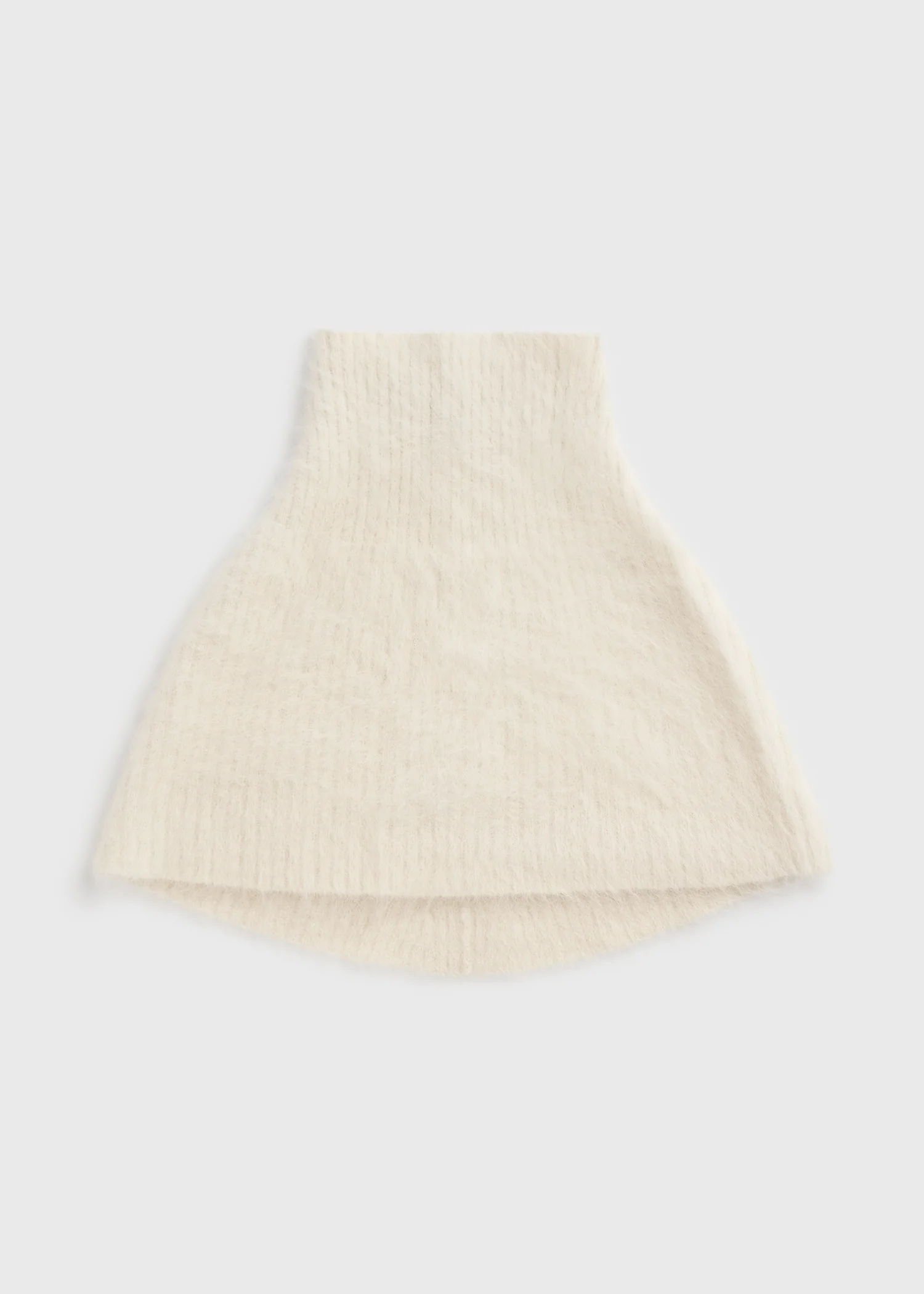 Funnel alpaca-blend neck warmer ecru - Image 5