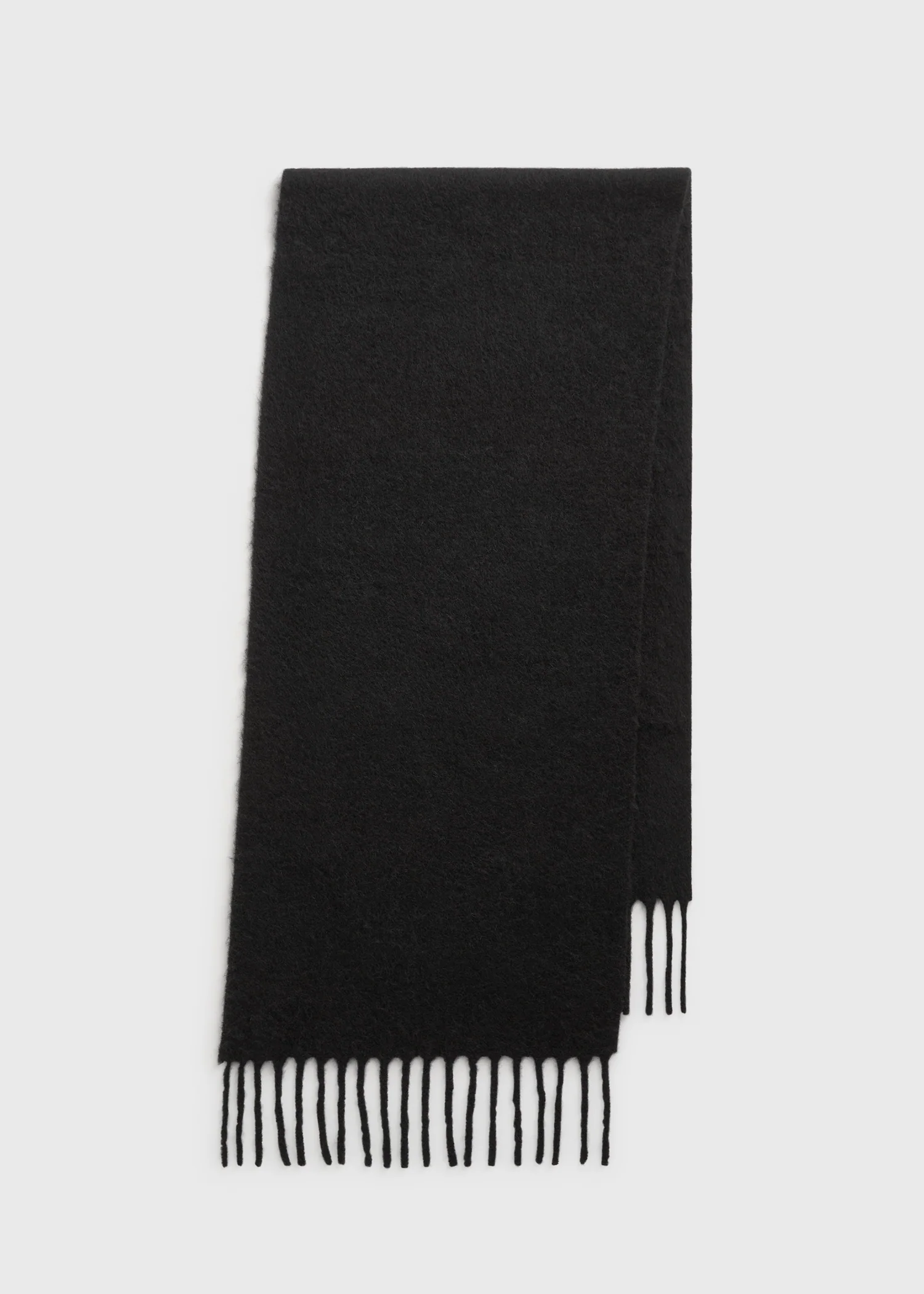 Fuzzy scarf black - Image 6