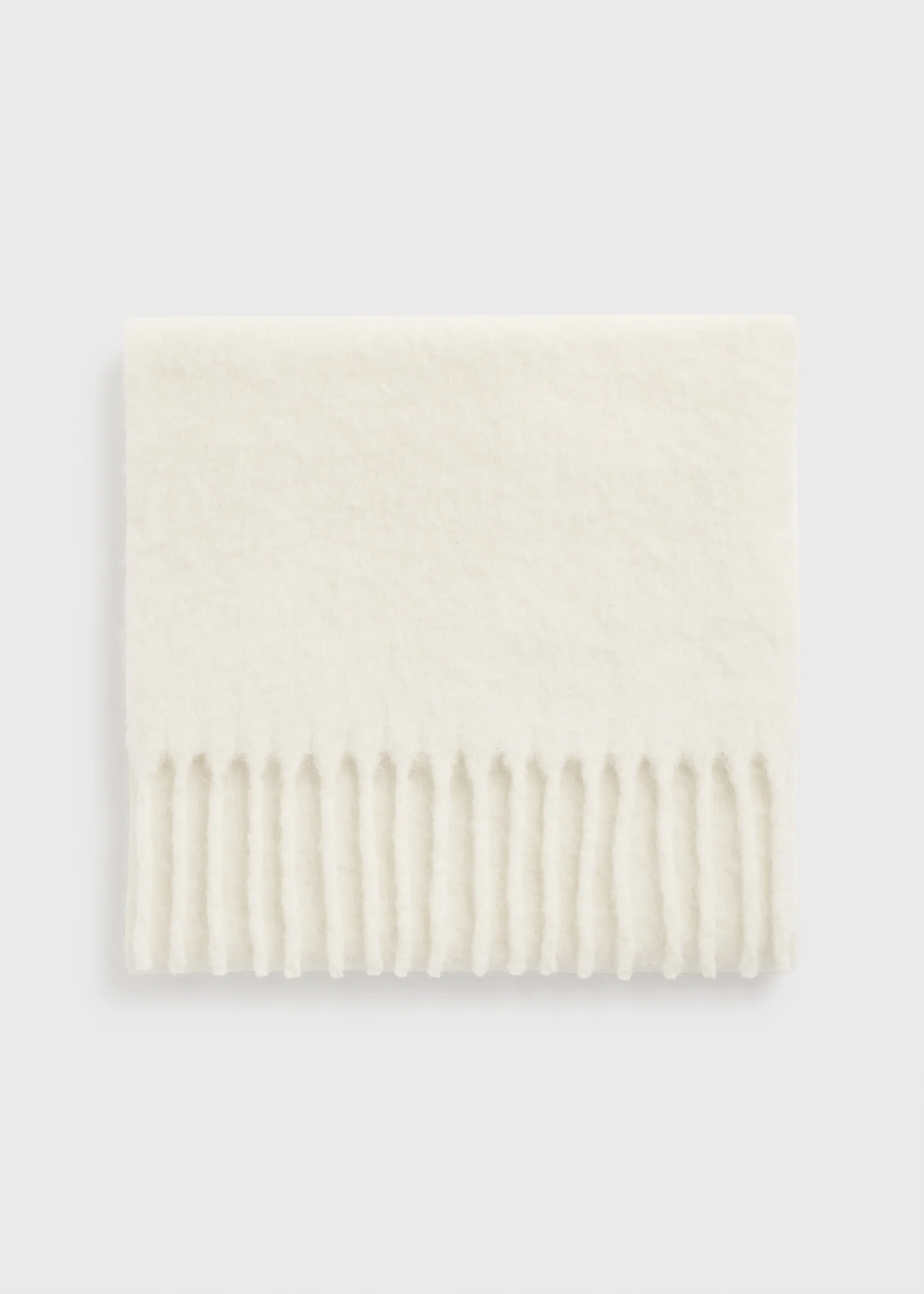 Fuzzy scarf off-white - Image 4