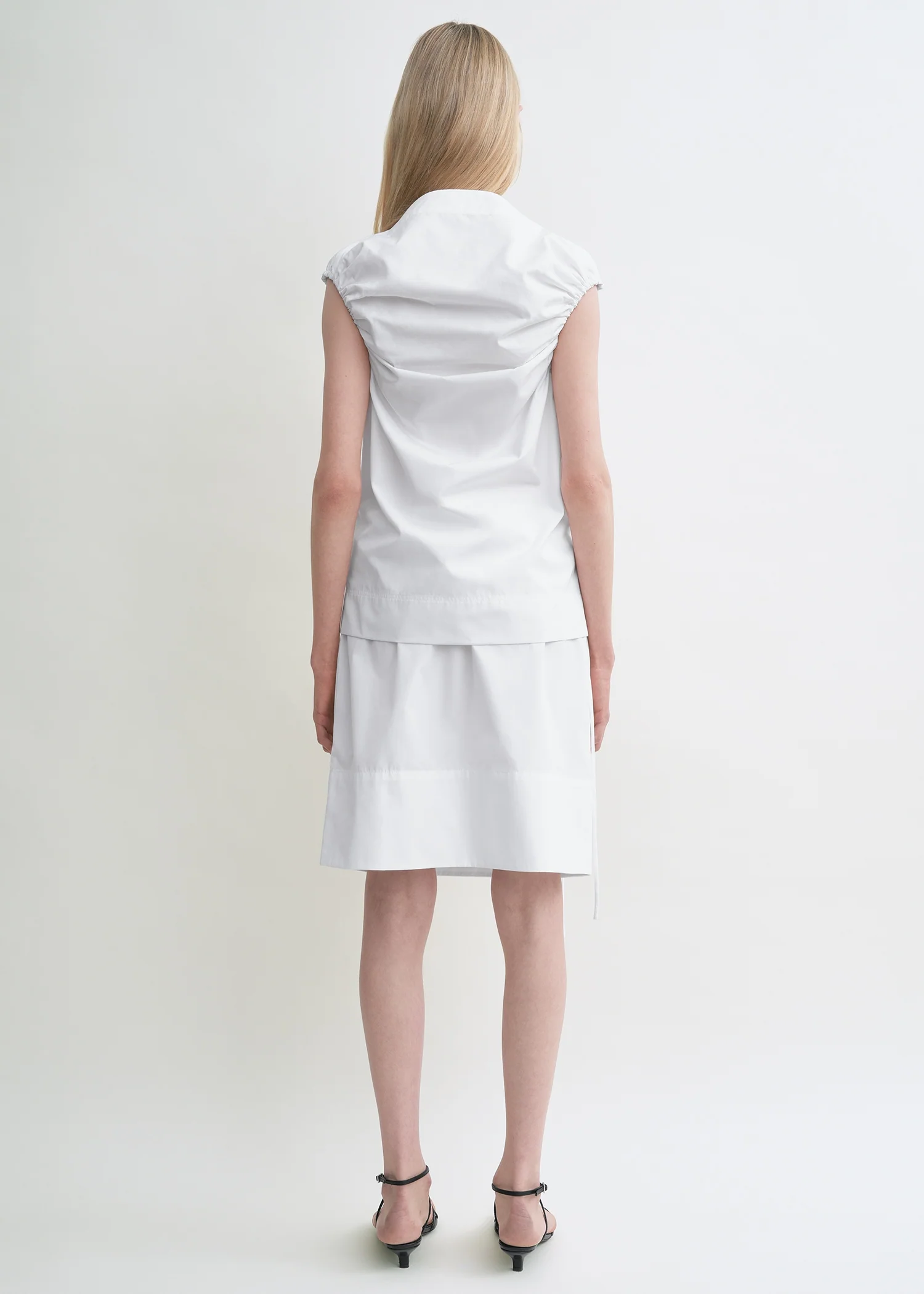 Gathered top white - Image 3