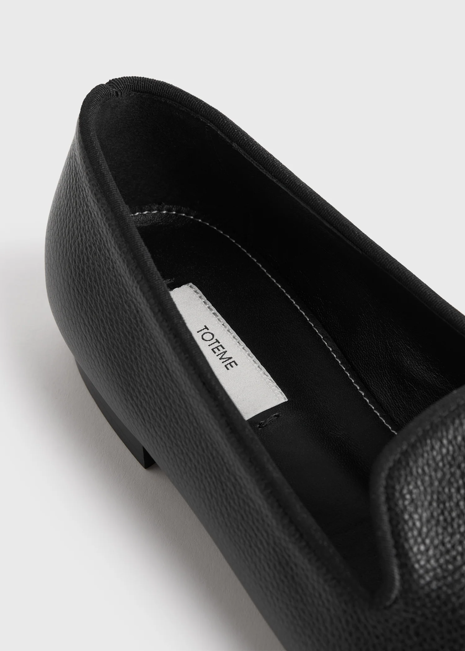 Grained-leather loafers black - Image 6