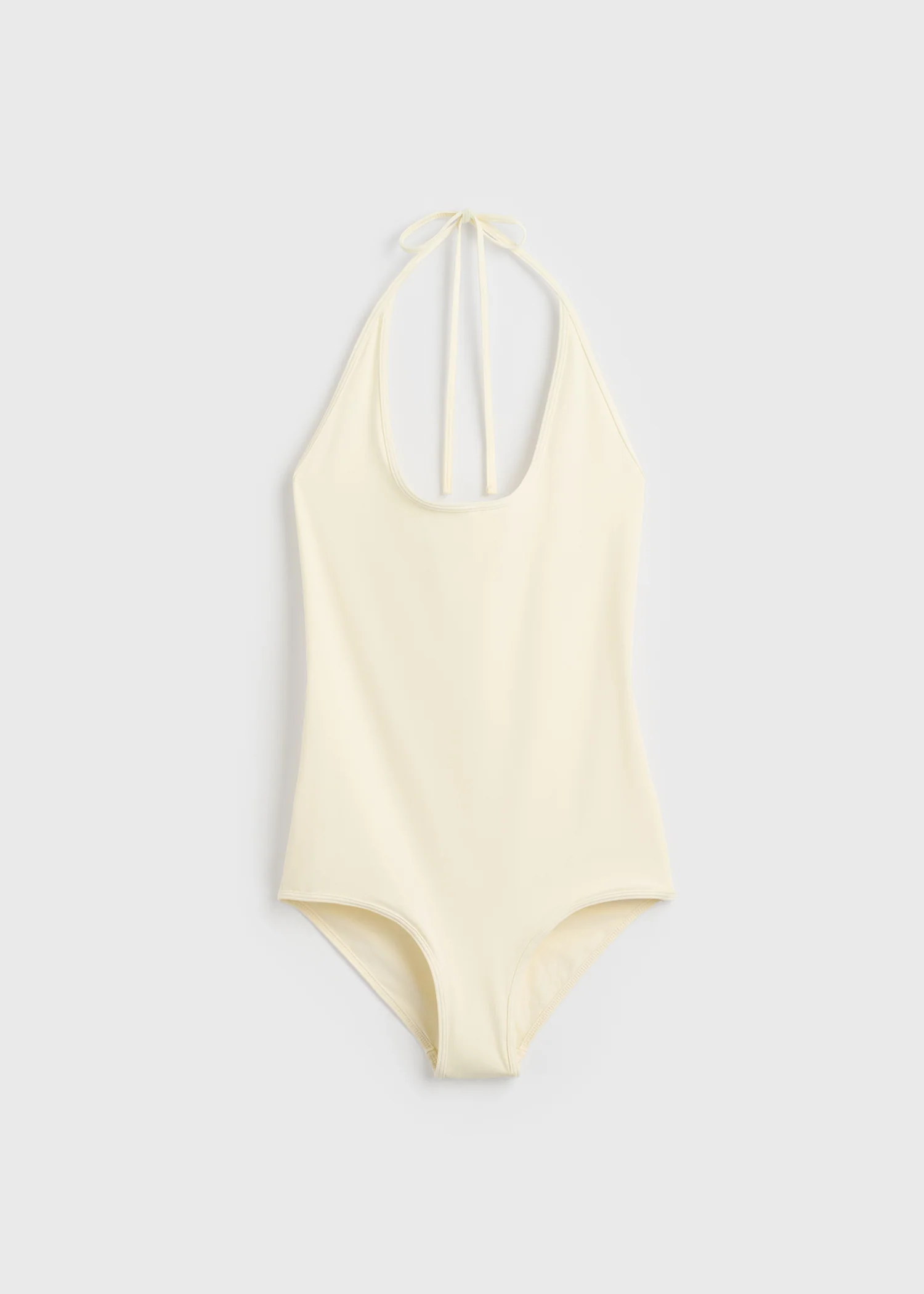 Halter tie swimsuit ecru - Image 6