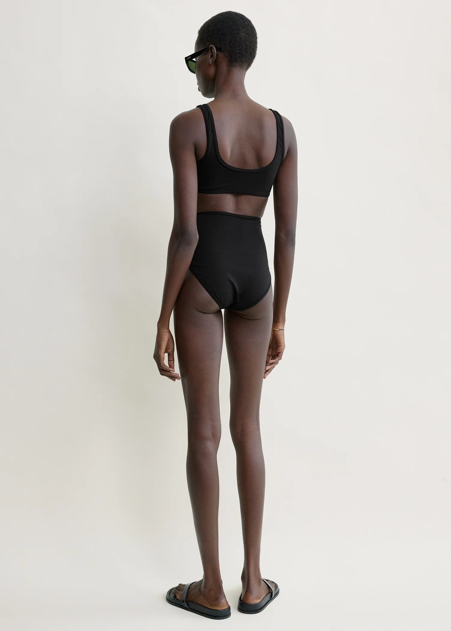 High bikini bottoms black - Image 3