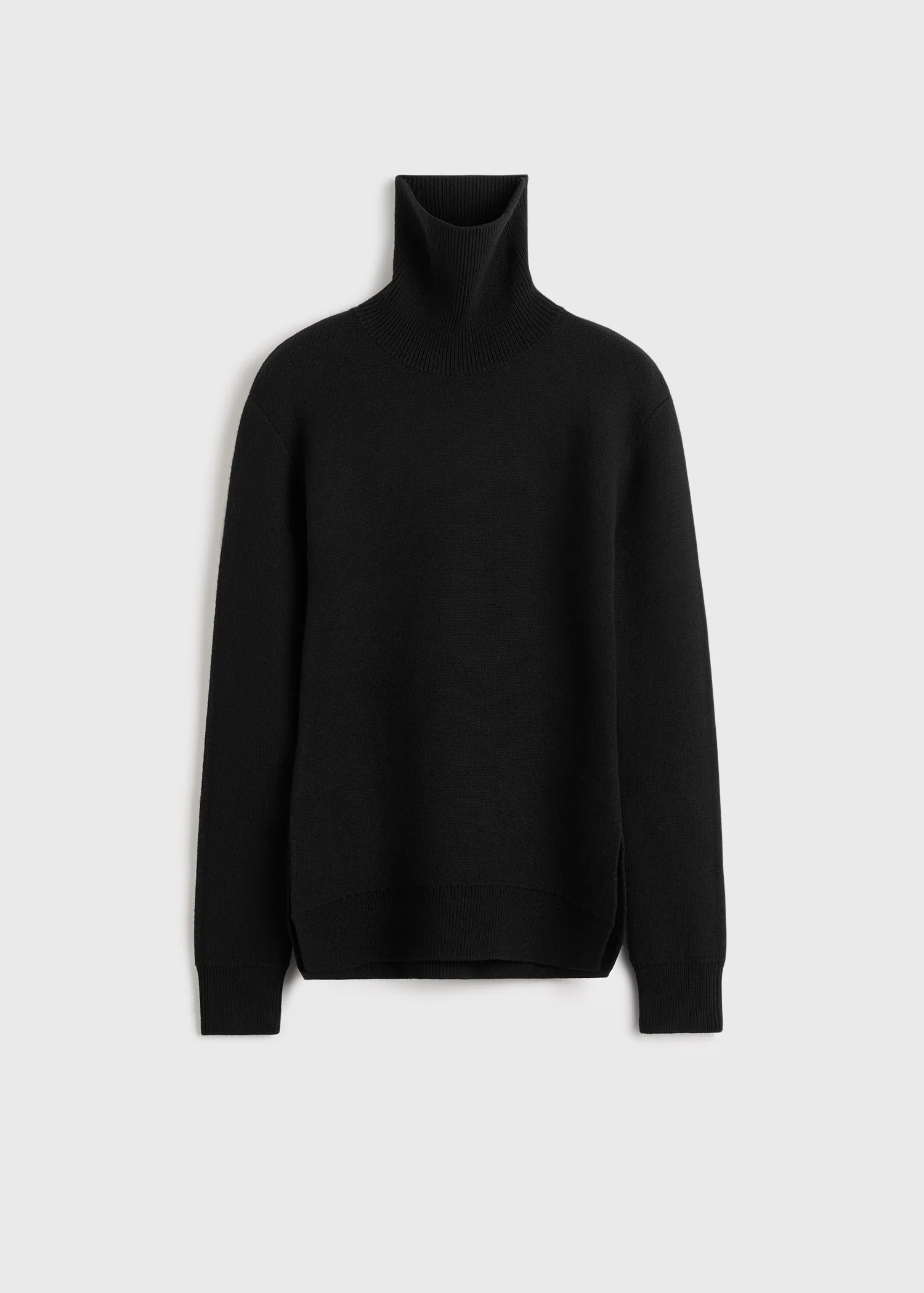 High-neck double knit black - Image 5