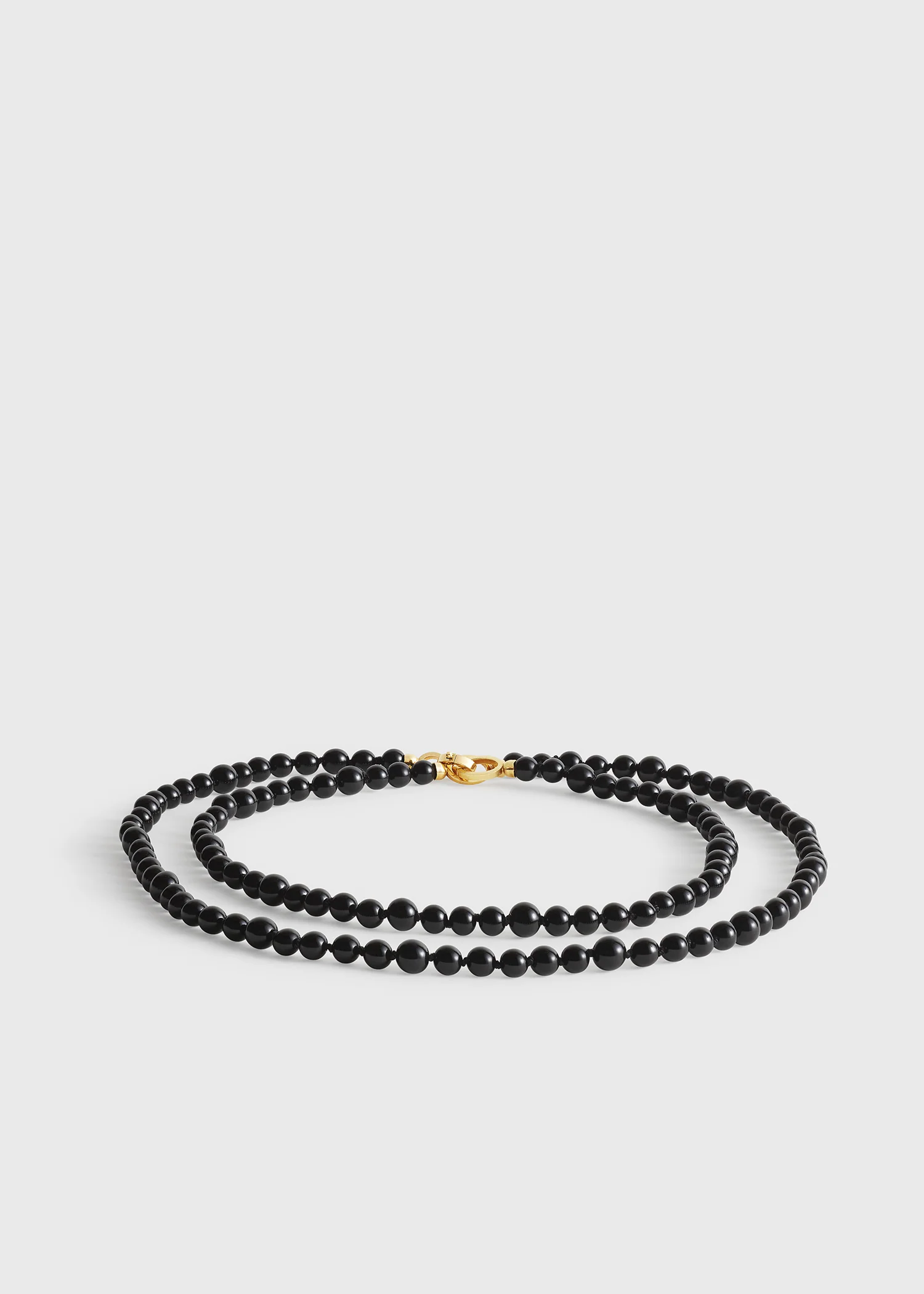 Infinity bead necklace black - Image 4