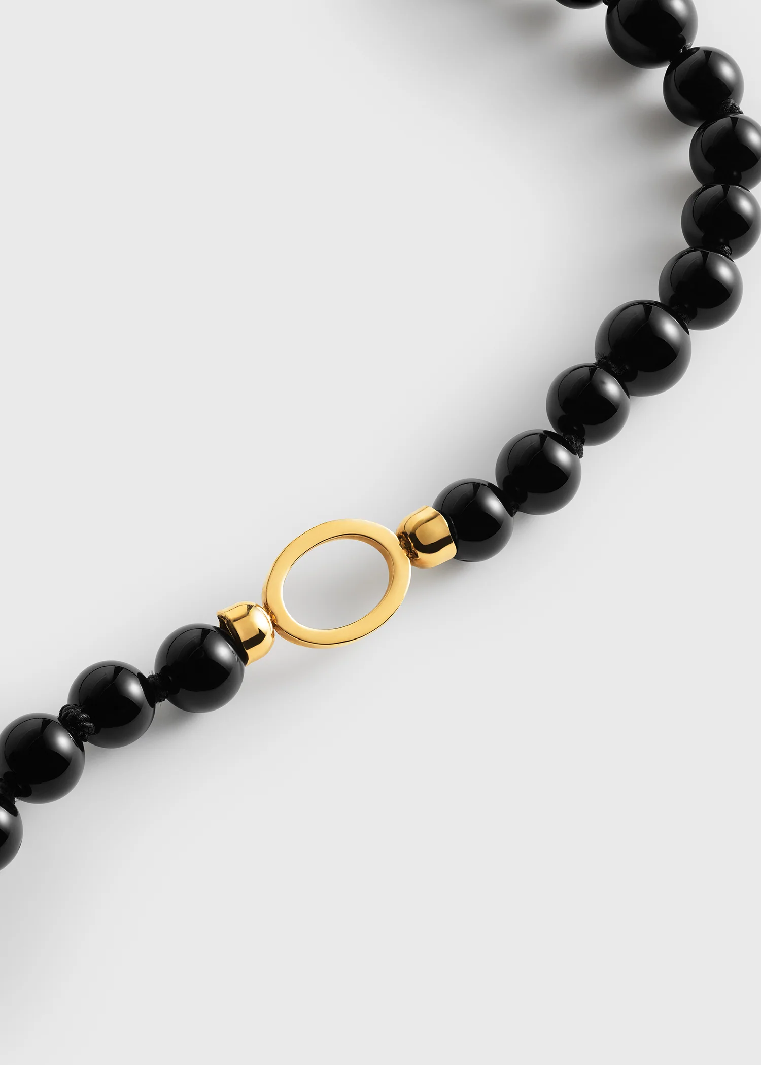 Infinity bead necklace black - Image 6