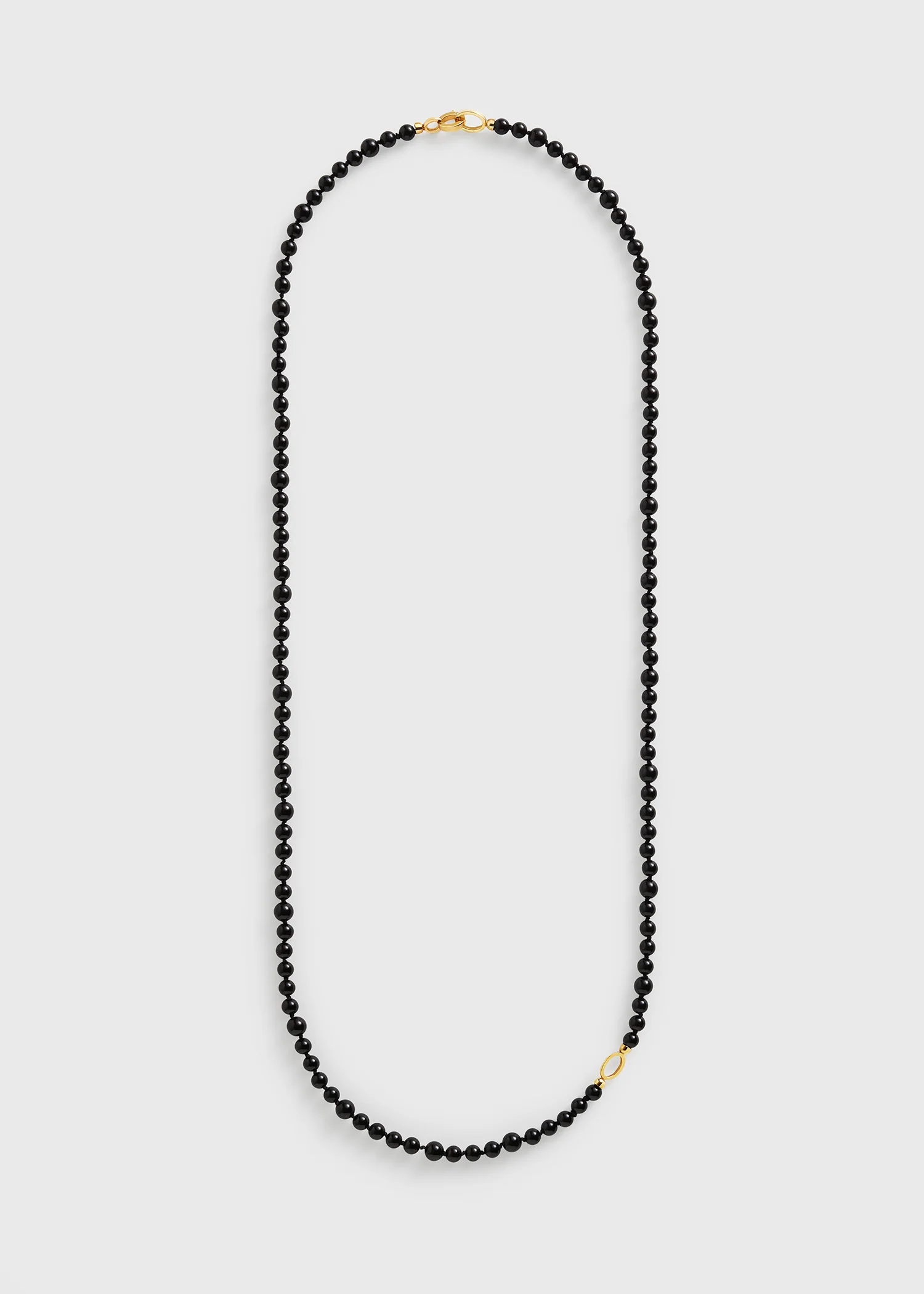Infinity bead necklace black - Image 7