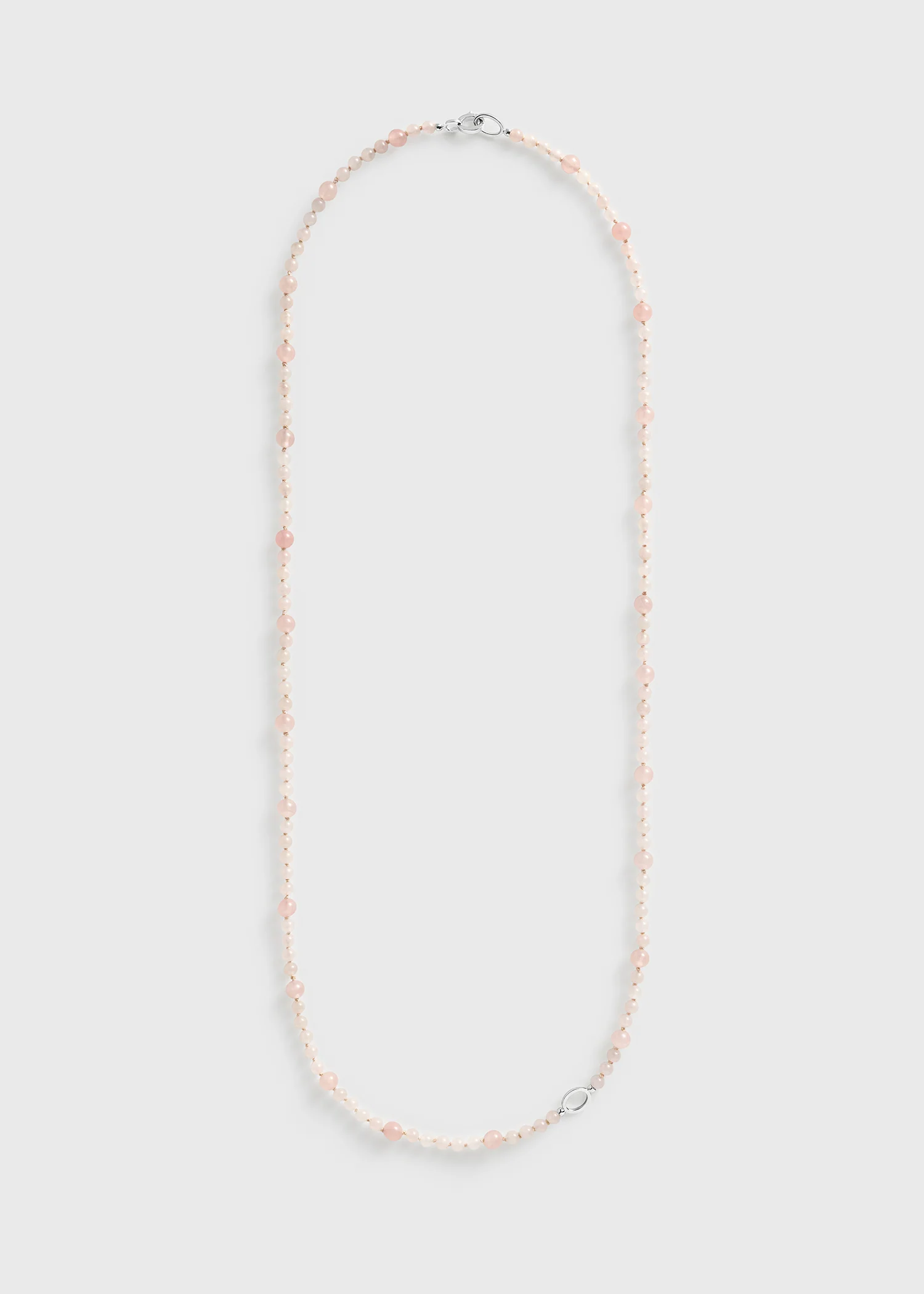 Infinity bead necklace bloom