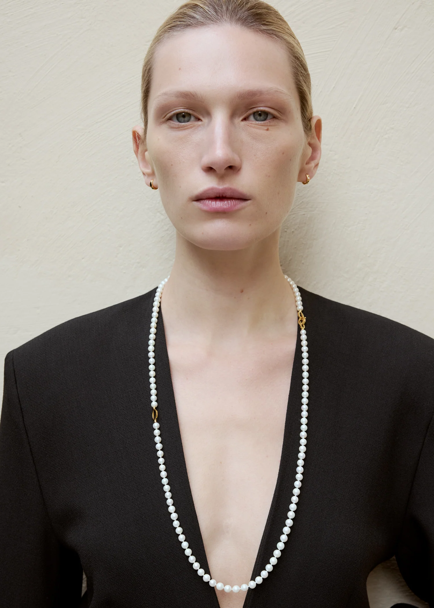 Infinity pearl necklace white - Image 2