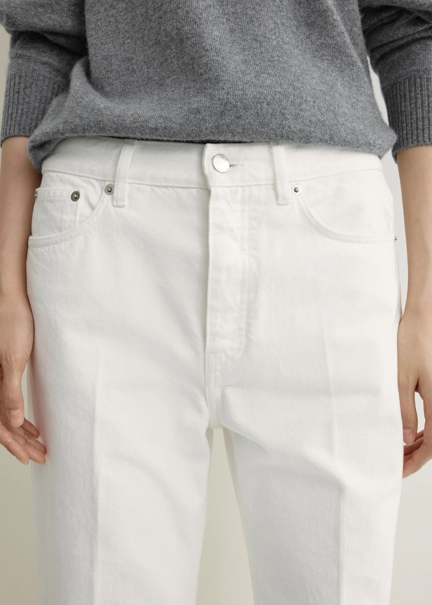 Kick flare denim off-white - Image 4