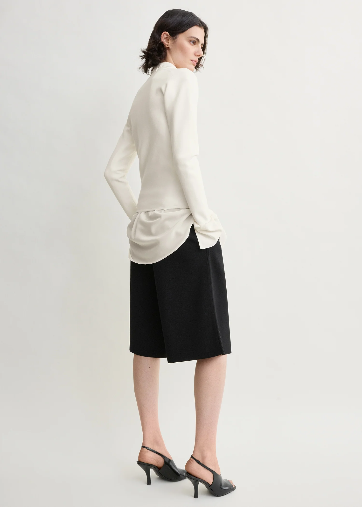 Knit shorts black - Image 3