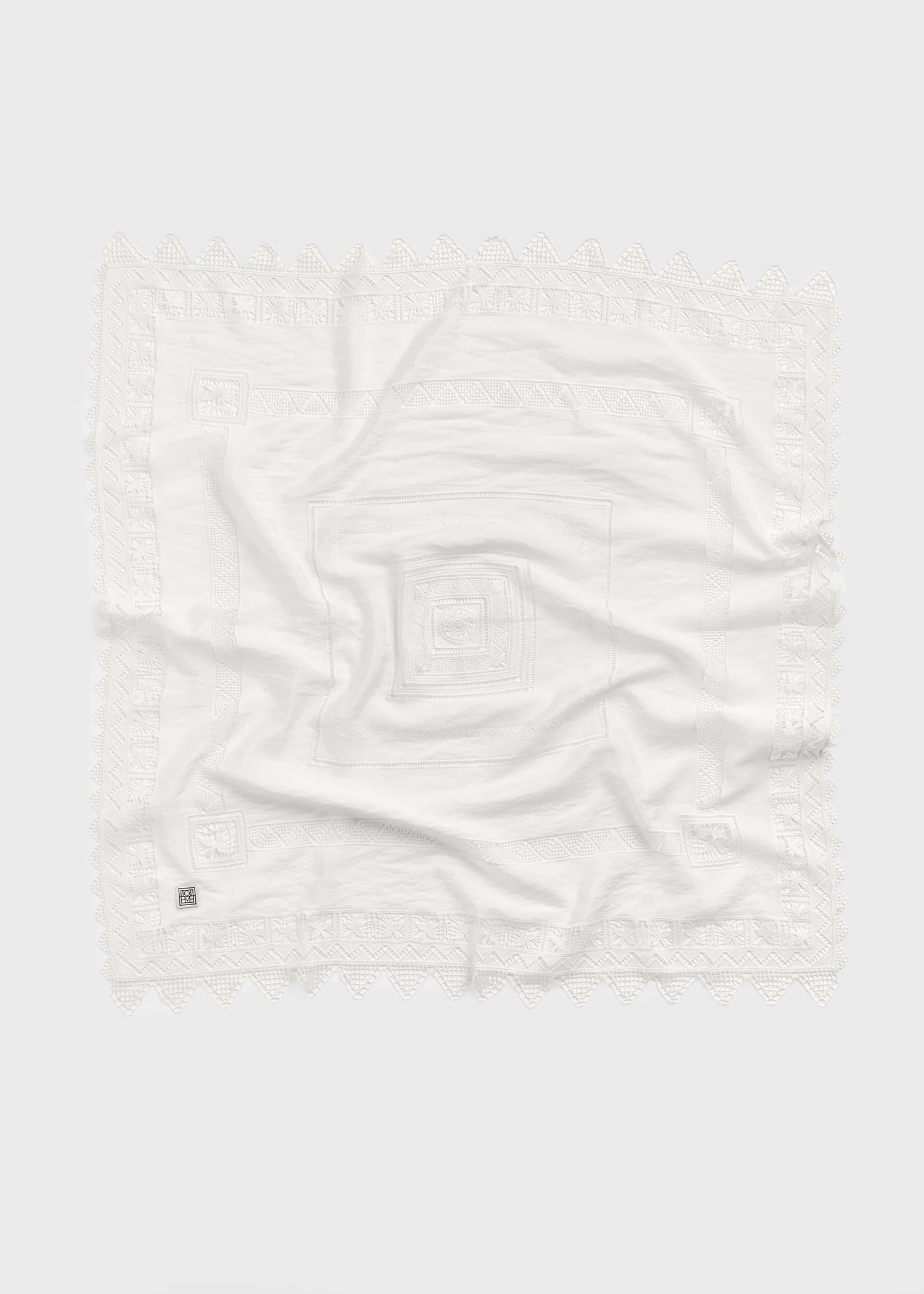 Lace scarf white - Image 5